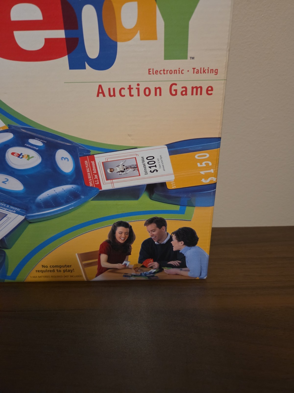 Vintage Parker Brothers Ebay Auction Board Game 2001 Brand New Sealed