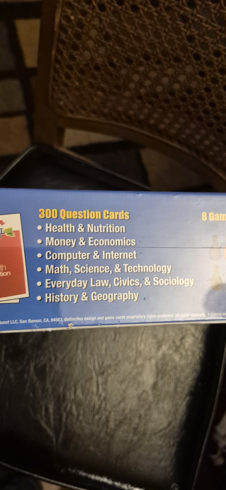 New Sealed Non-Trivial Quest Educational Family Board Game 14 Years-Adult