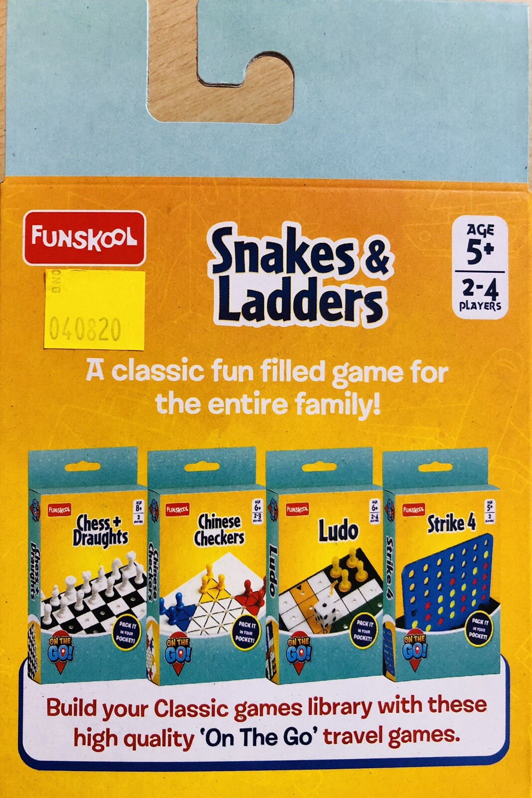 Funskool Snakes and Ladders On The Go Game Age 5+ FREE SHIP