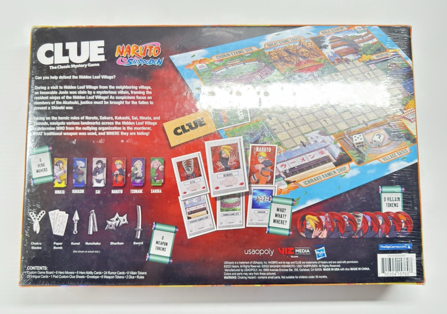 New Sealed Clue The Classic Mystery Game Anime Naruto Shippuden Theme NIB
