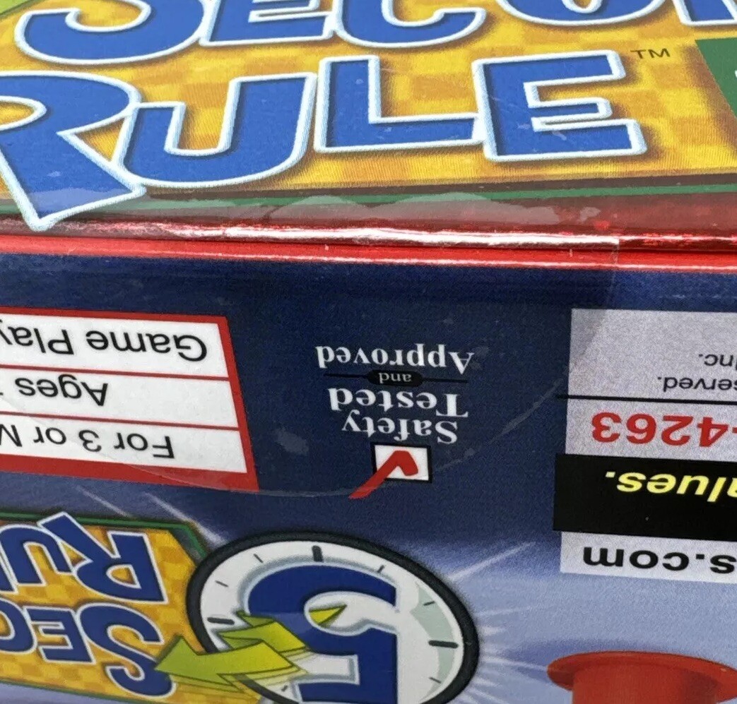 NEW Unopened Patch Products 2010 Just Spit It Out 5 Second Rule Game
