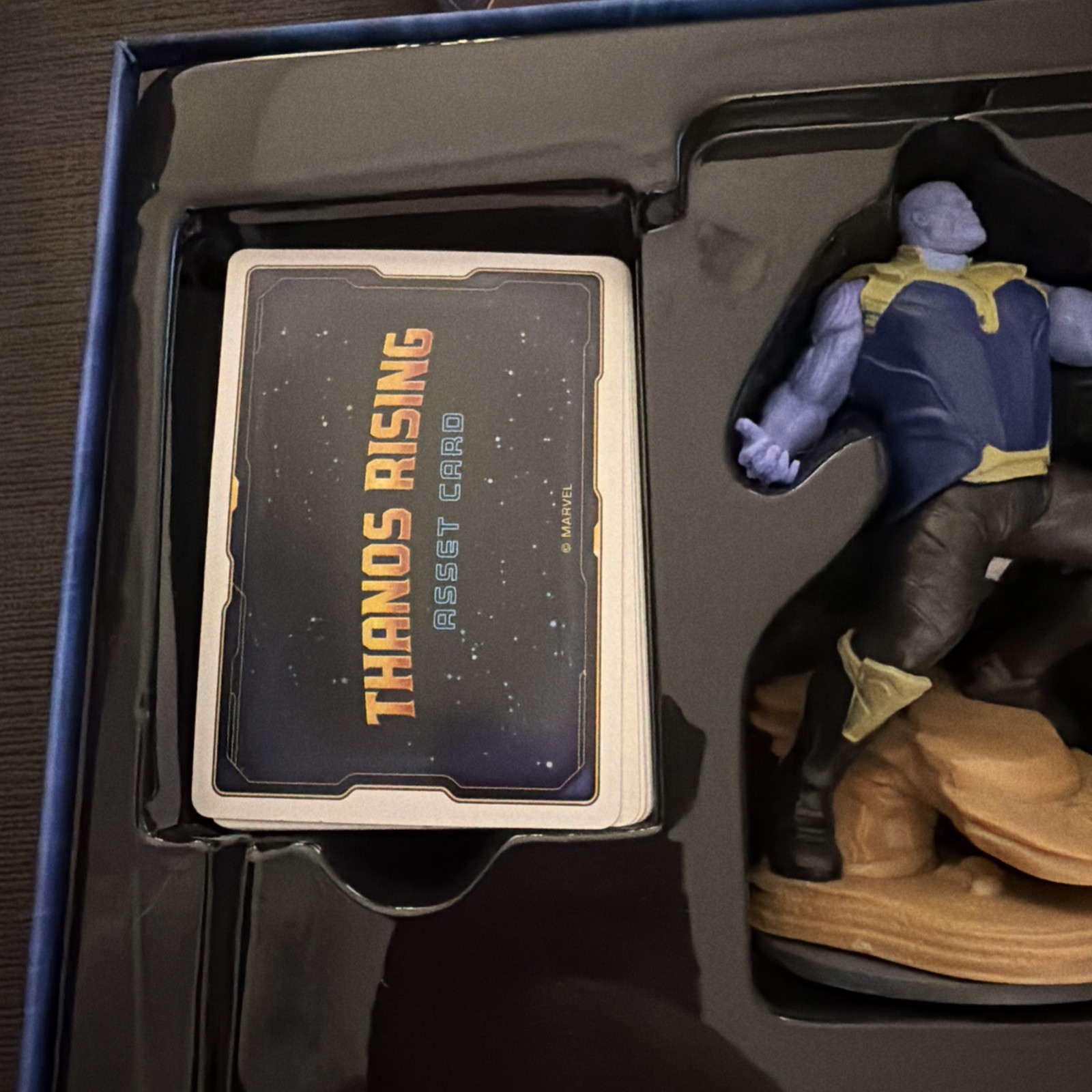 Thanos Rising Avengers Infinity War Board Game USAOpoly Complete Marvel