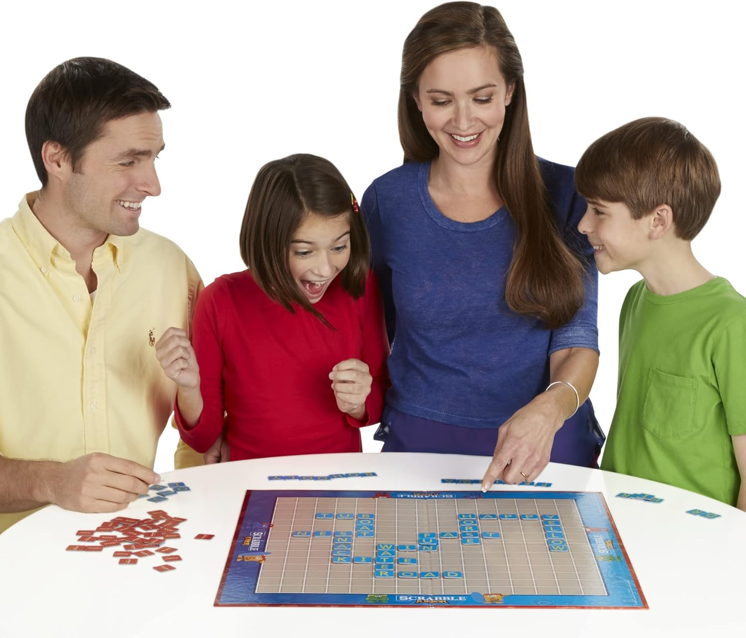 Scrabble Junior Board Game | 2-4 Players | Family Educational Word Games for Kid