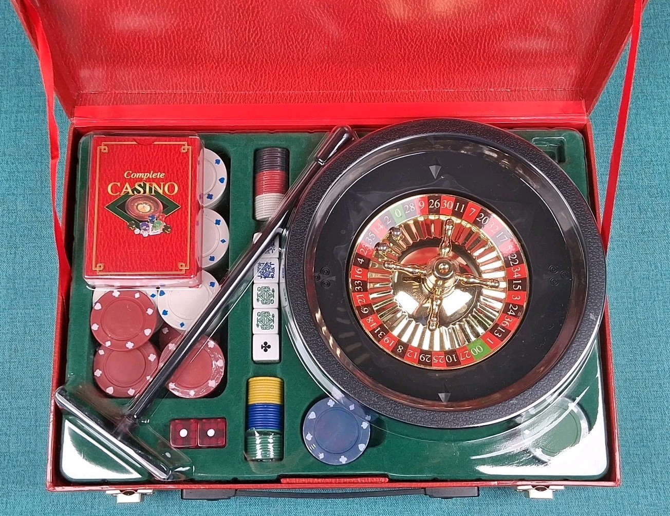 Complete Casino Roulette Travel Game w/ Case by Sterling Innovation NY