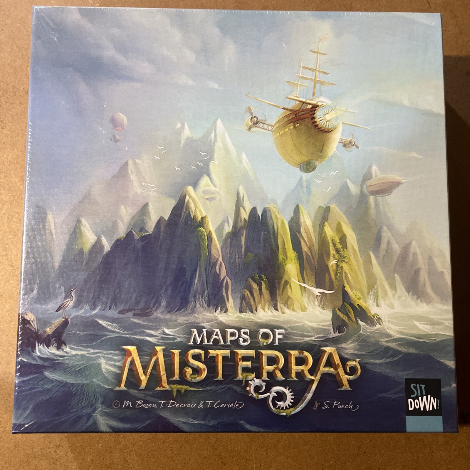 Maps of Misterra Board Game New Sealed – 1 To 4 Players