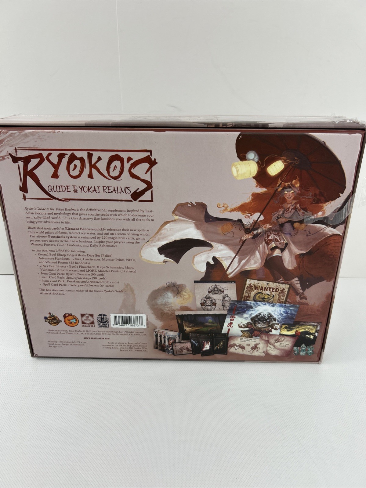 Ryokos Guide To The Yokai Realms Core Box (Plastic Cut)- New Open
