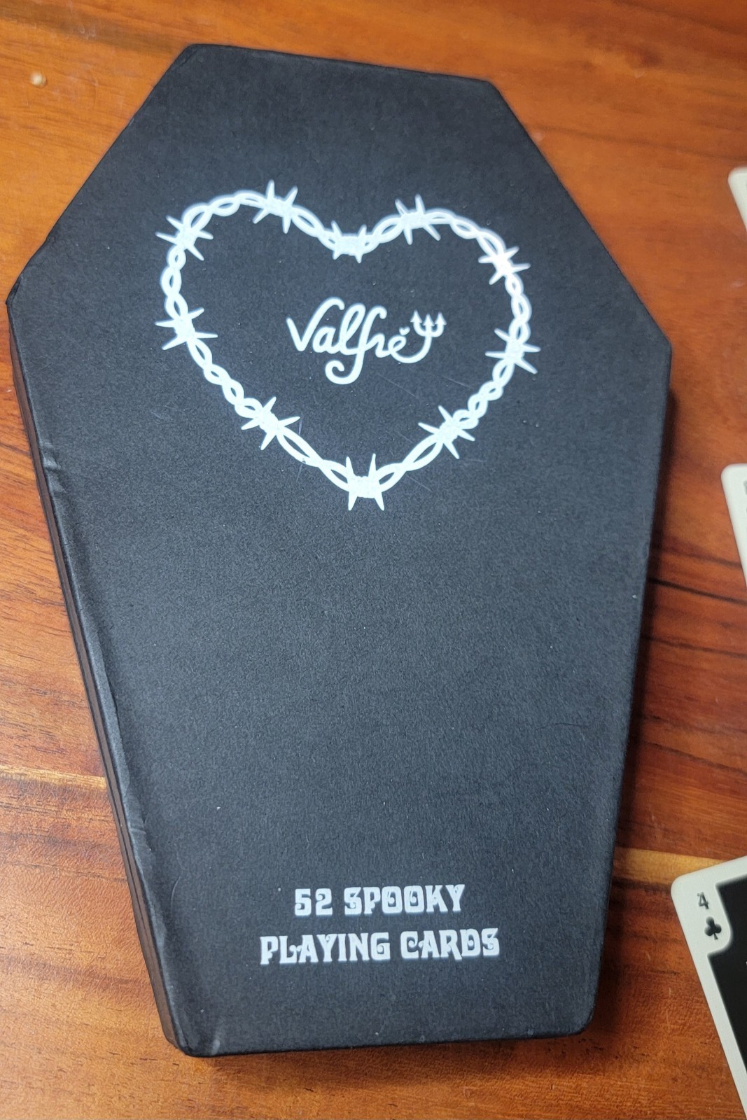 VRARE Valfré Spooky Playing Cards Limited Edition Set Coffin box