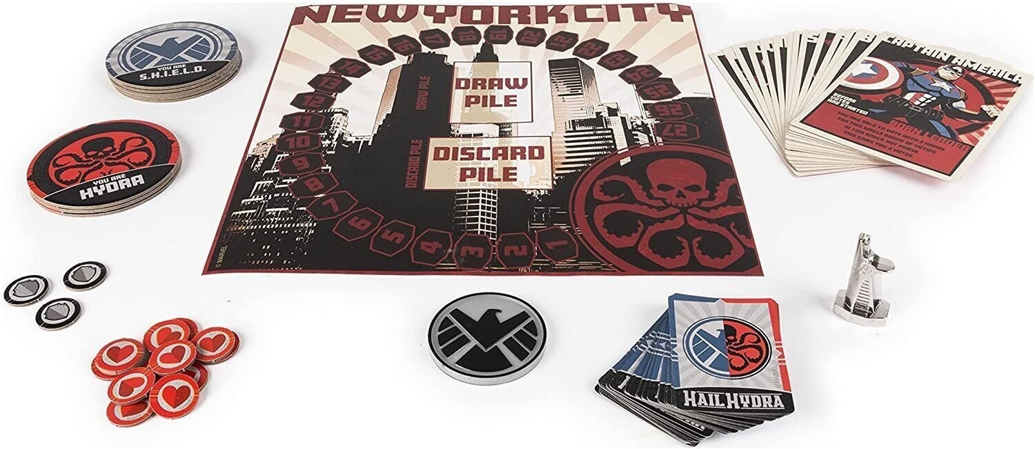 Hail Hydra, MARVEL Hero Board Game for Teens and Adults Aged 14 and up