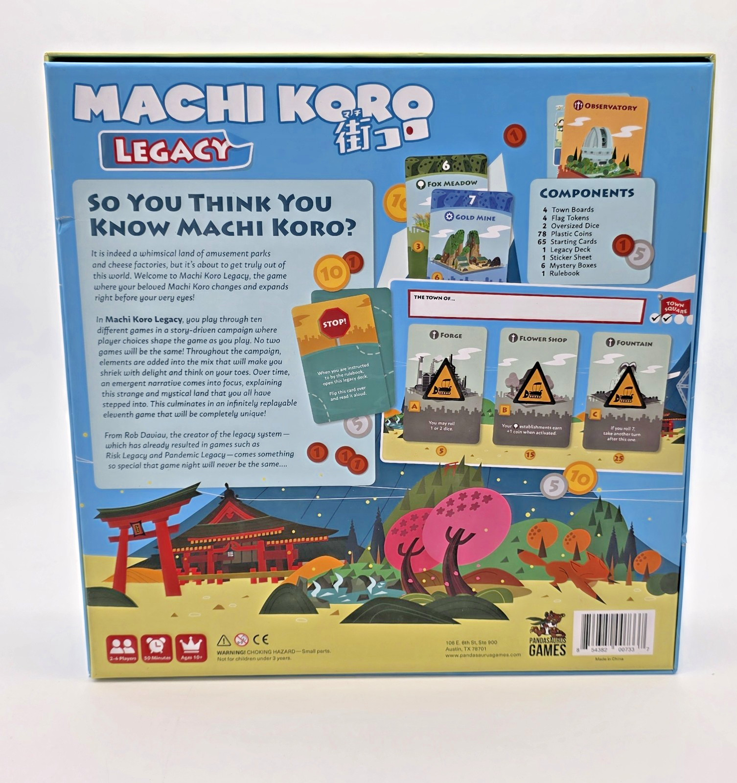 Machi Koro Legacy Board Game by Pandasaurus – Shows Signs of Play – Complete