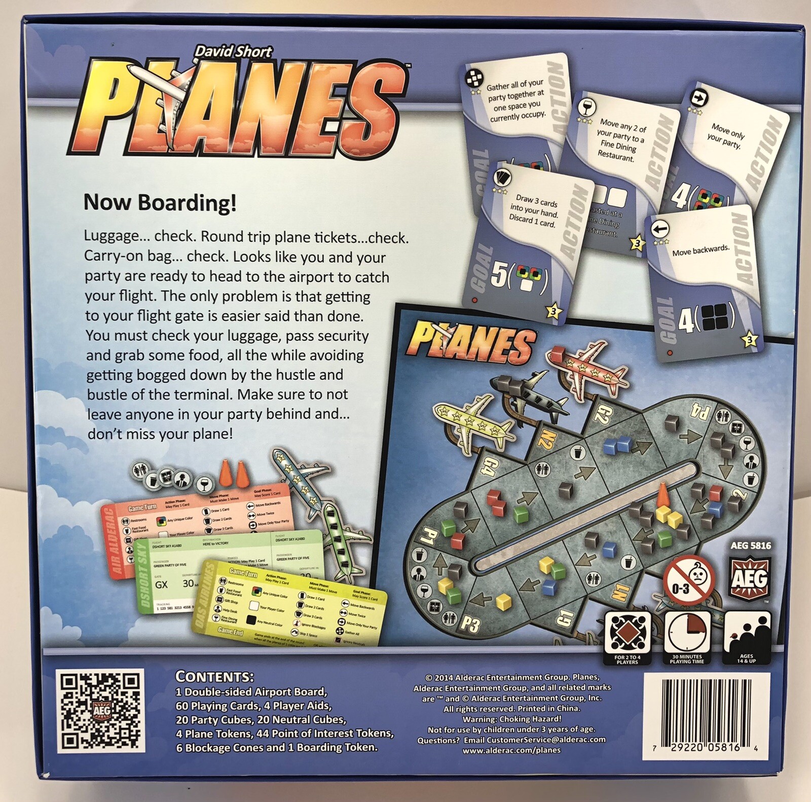 Planes Board Game 2014 AEG Alderac Entertainment Group by David Short