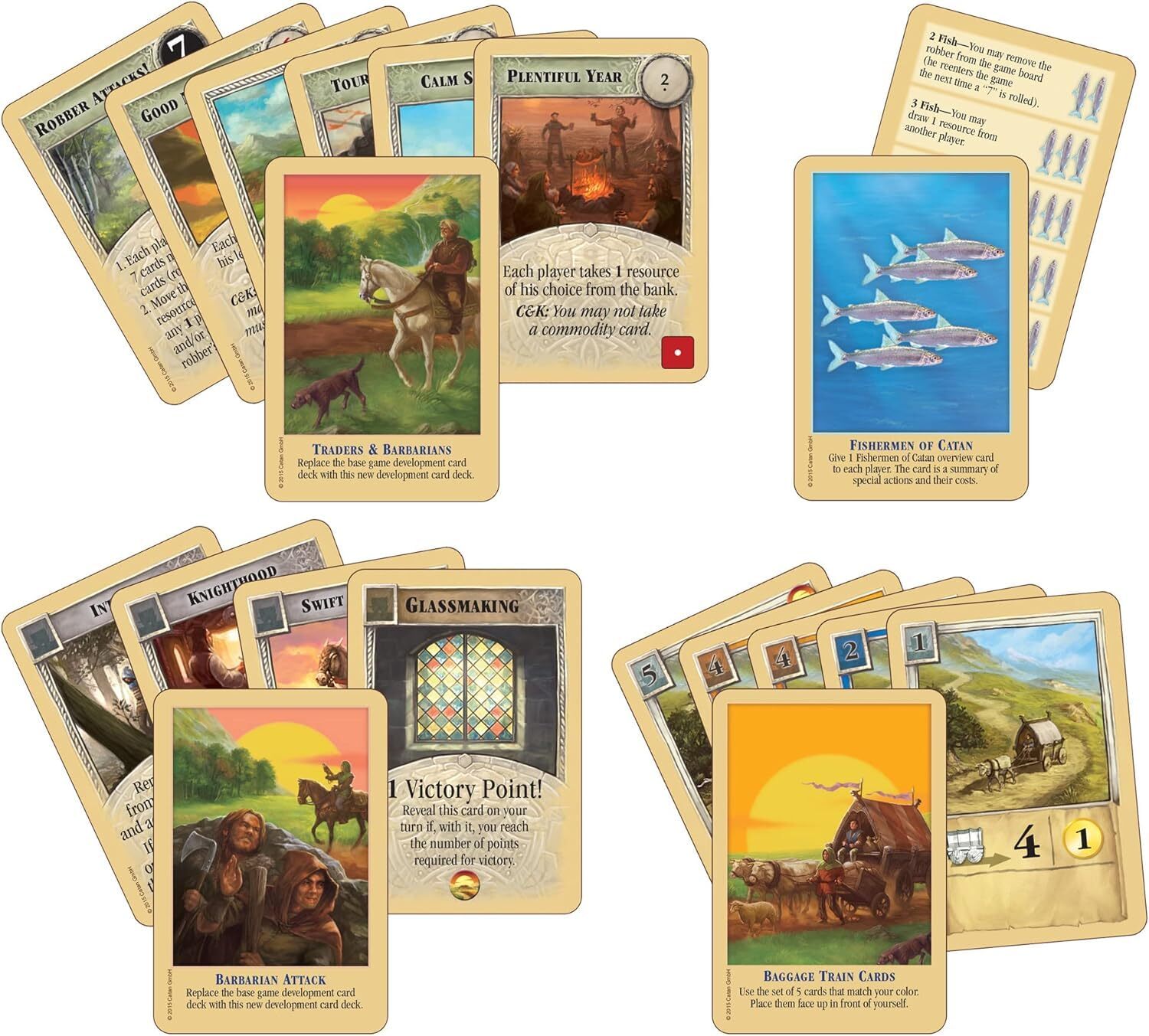 Catan Traders and Barbarians Expansion Board Game for 2 to 4 Players