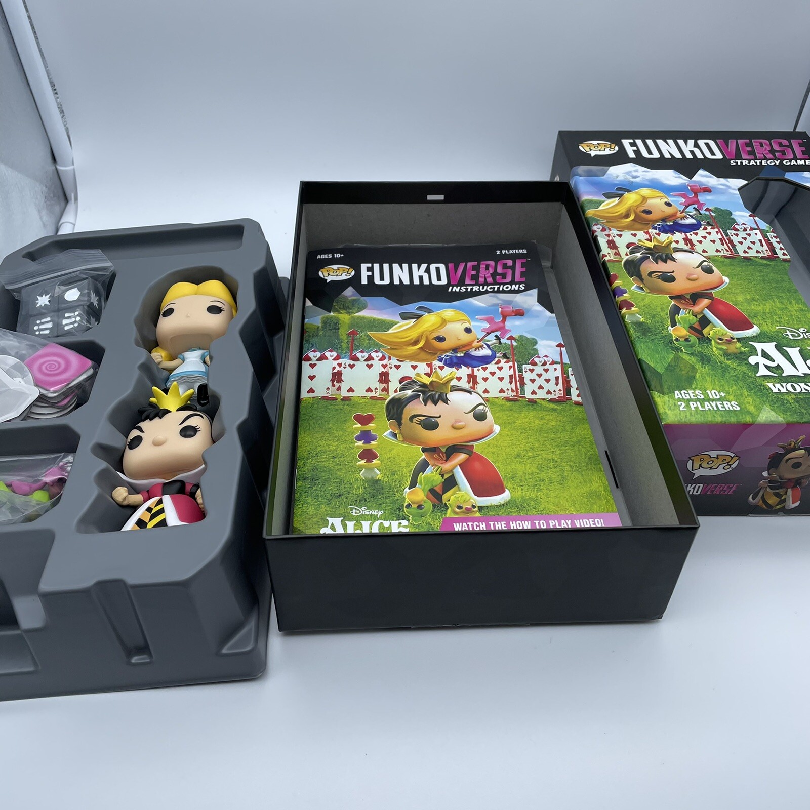 Funko Pop verse 2021 Alice In Wonderland Disney Strategy Game Funko Games