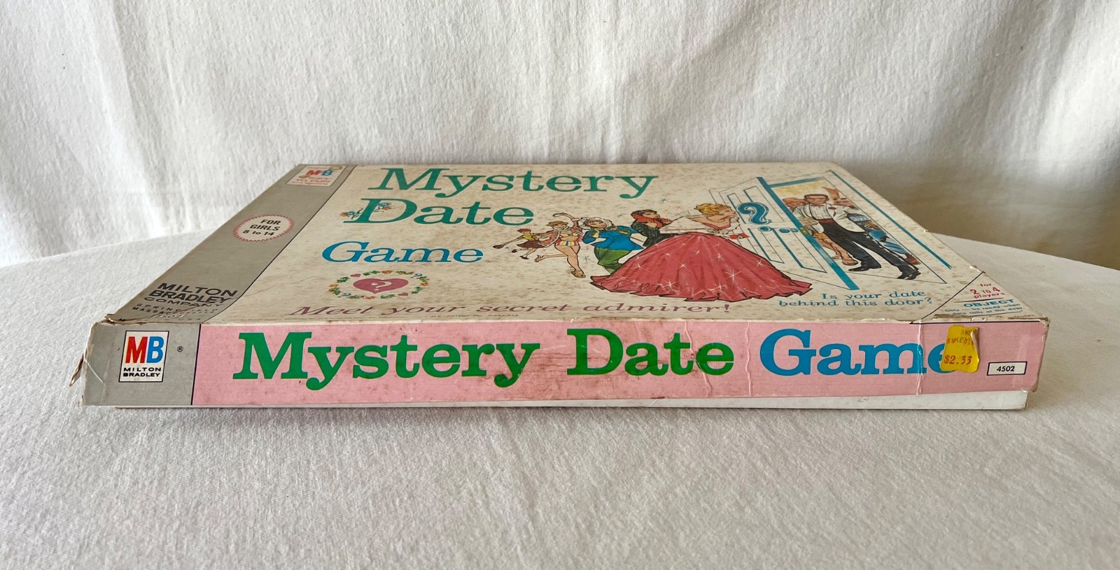 Vintage 1965 Mystery Date Game By Milton Bradley Complete Unused Cards W/Box