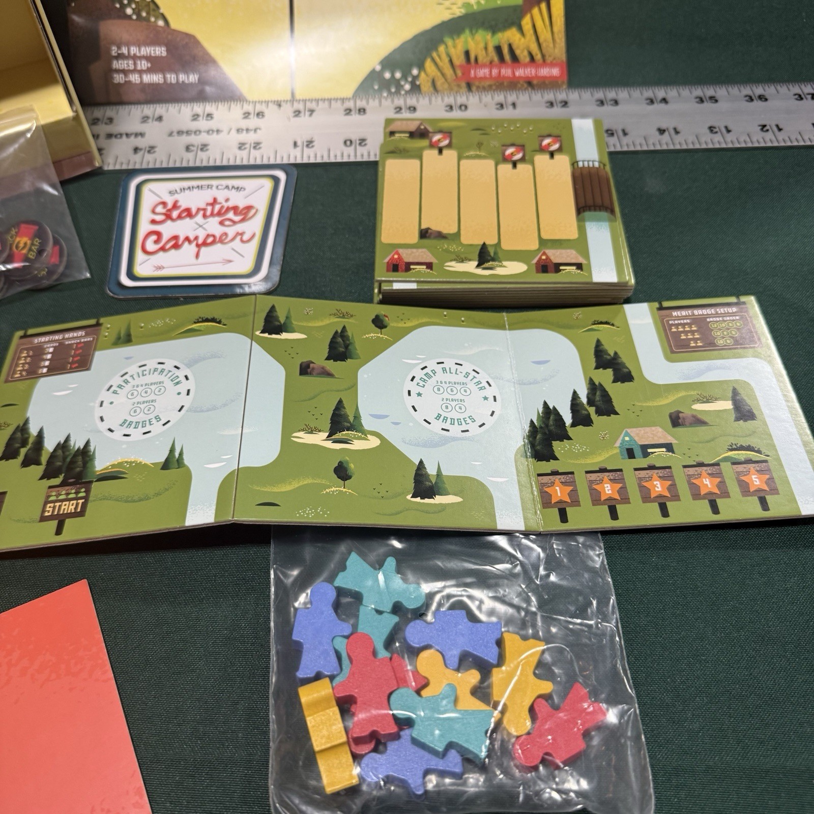 Summer Camp Board Game – Complete – NEW – Buffalo Games – Ships Free – Summer