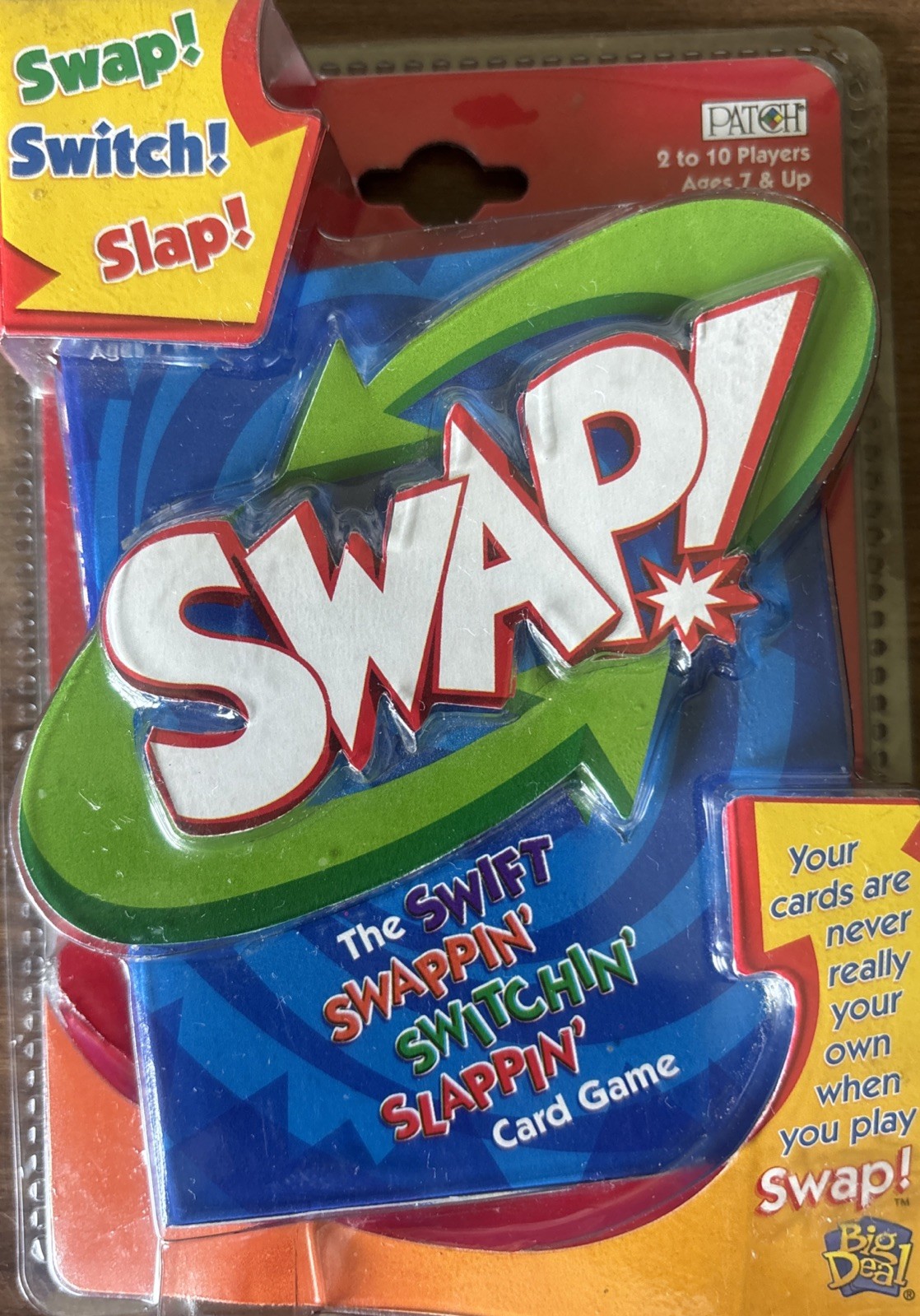 NEW SEALED SWAP! Switch! Slap! Card Game 2002 Patch Products