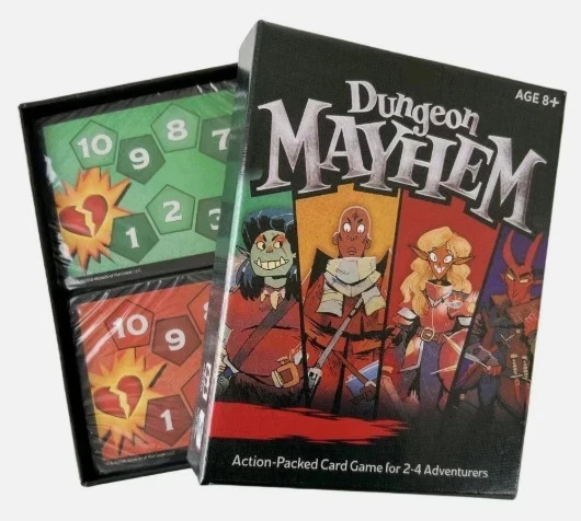 Share Dungeon Mayhem Board Game Cards Monster Madness Card English Toy Gift