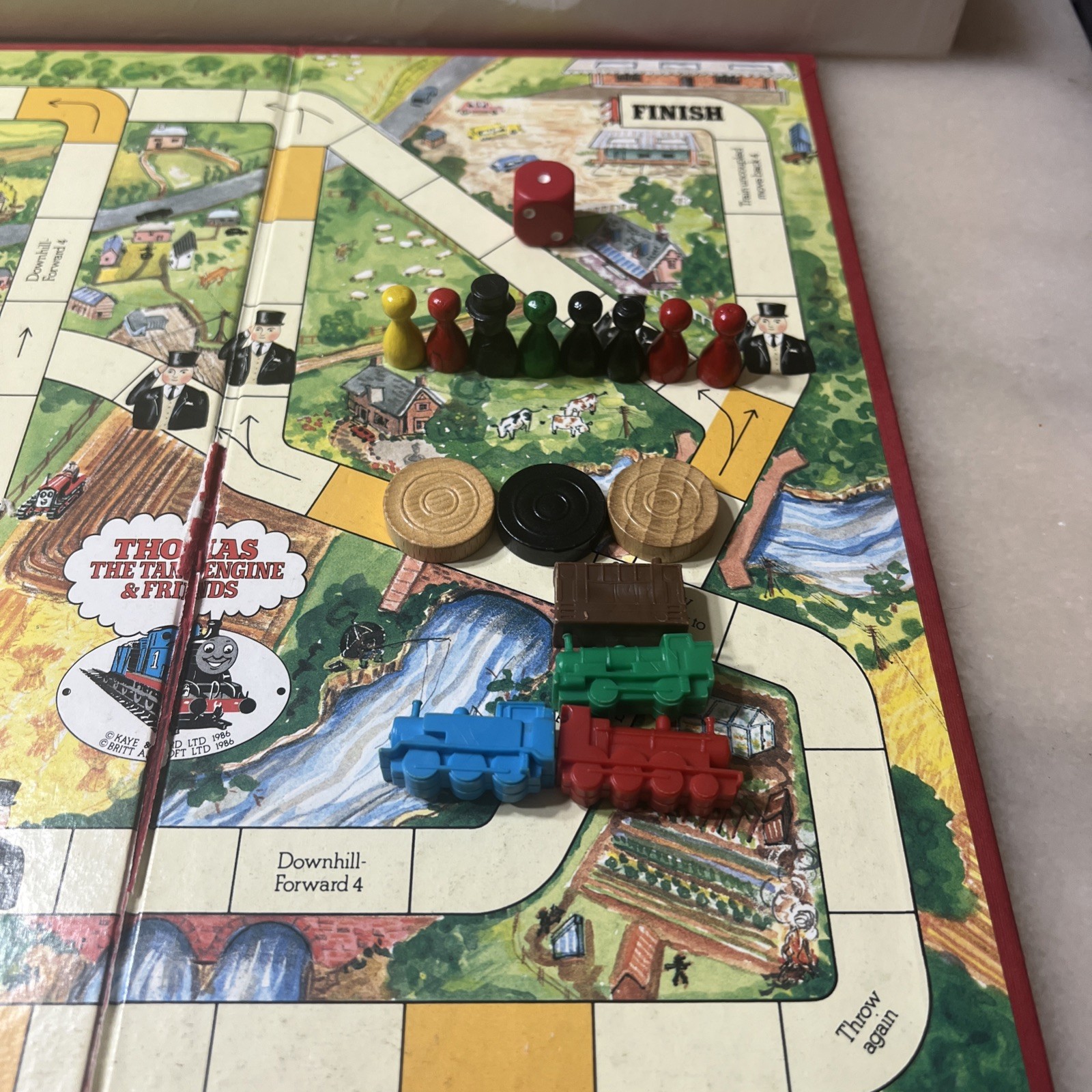 Vintage Thomas the Tank Engine Board Game 1986 Croner Australia