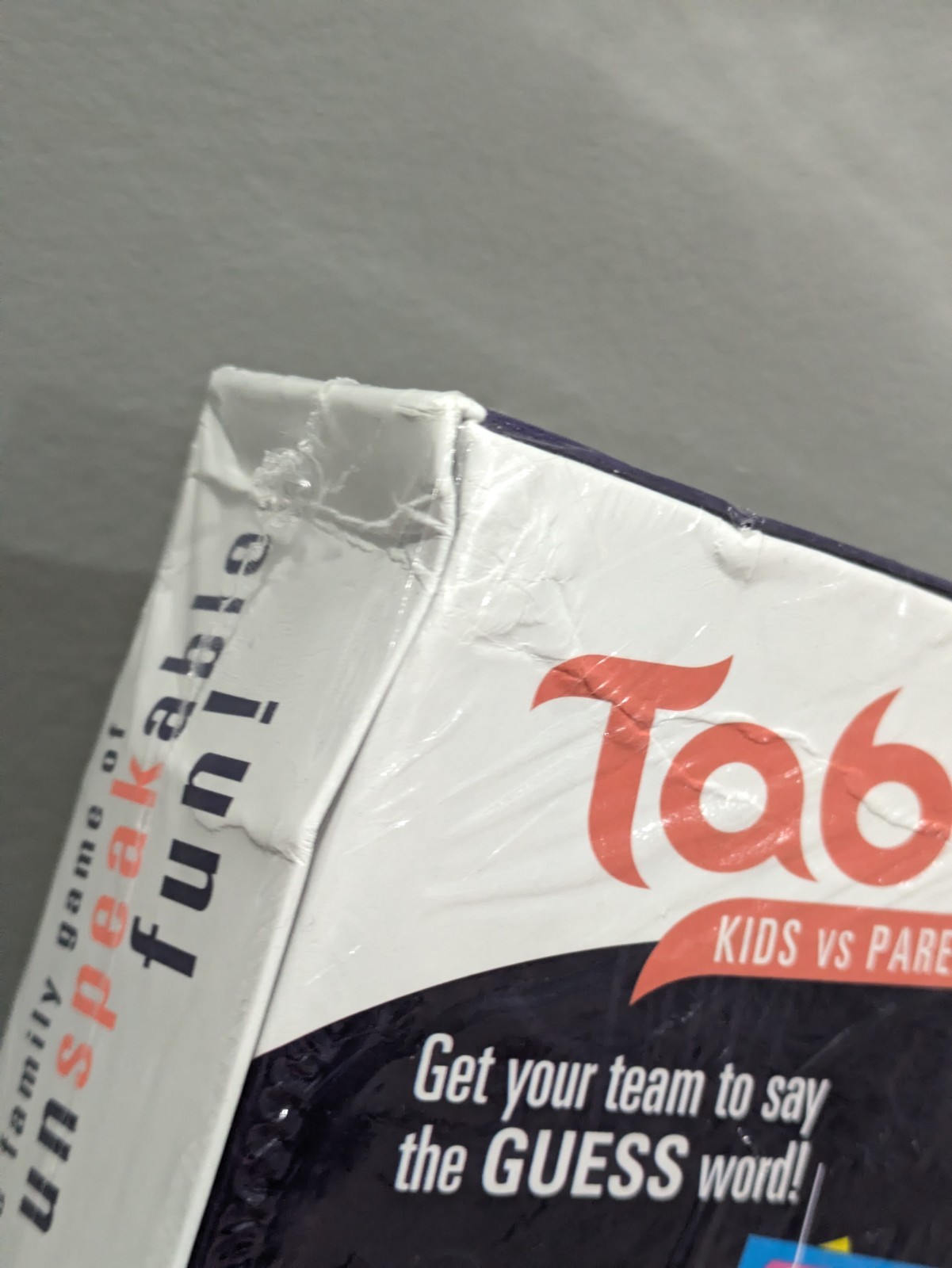 2018 Hasbro Gaming Taboo Kids VS Parents Board Game Greek NEW SEALED
