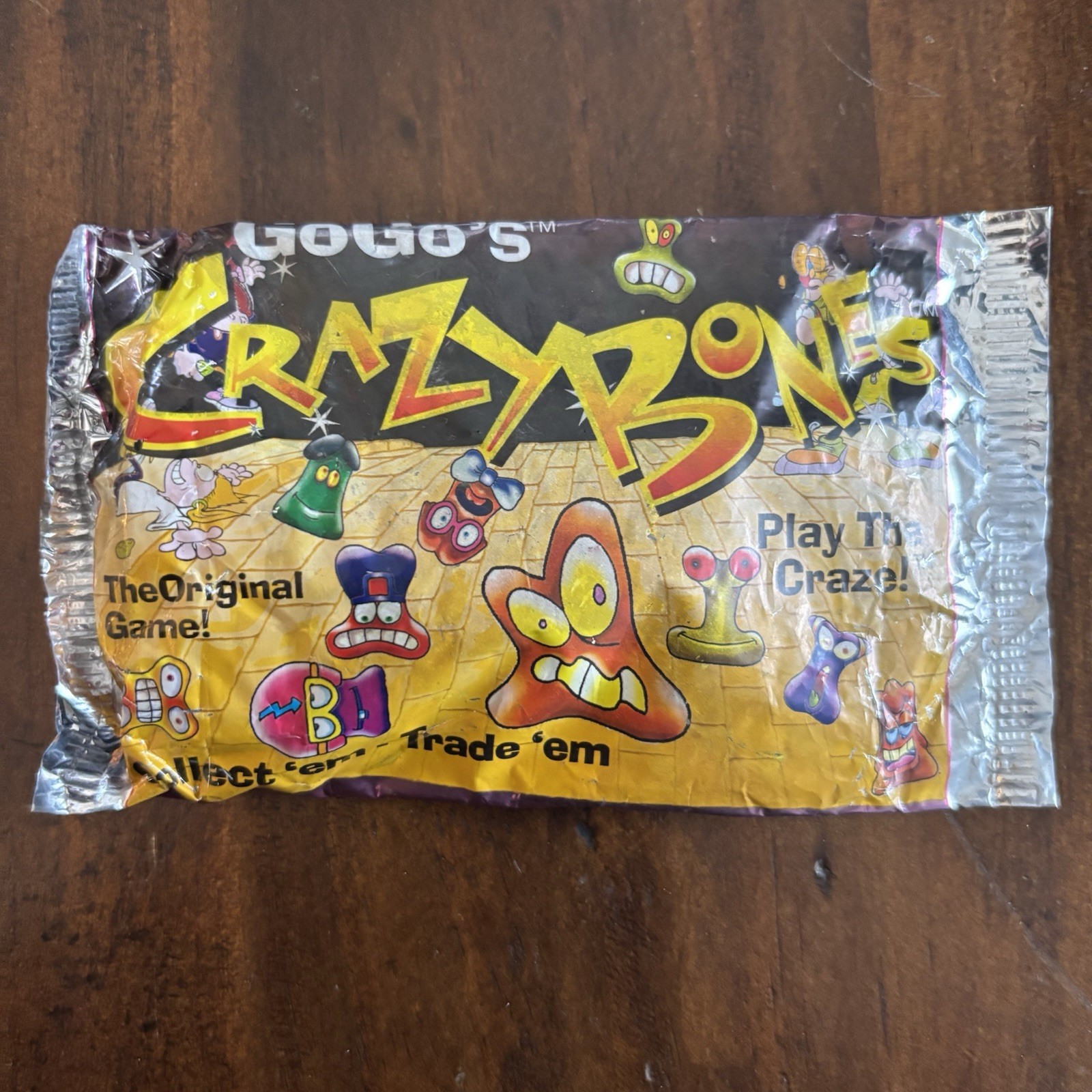 1 New Pack of Original 1996 Gogos Crazy Bones Classic Series