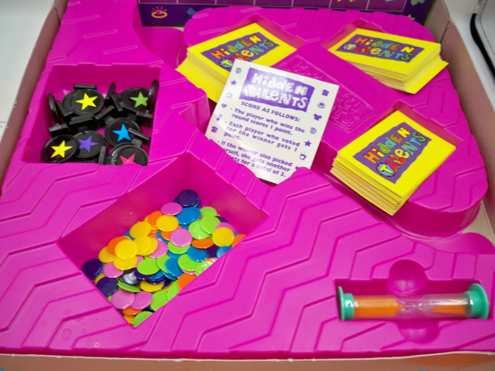Vintage 1994 Hidden Talents Pressman Board Game Complete Teen Sleepover Party