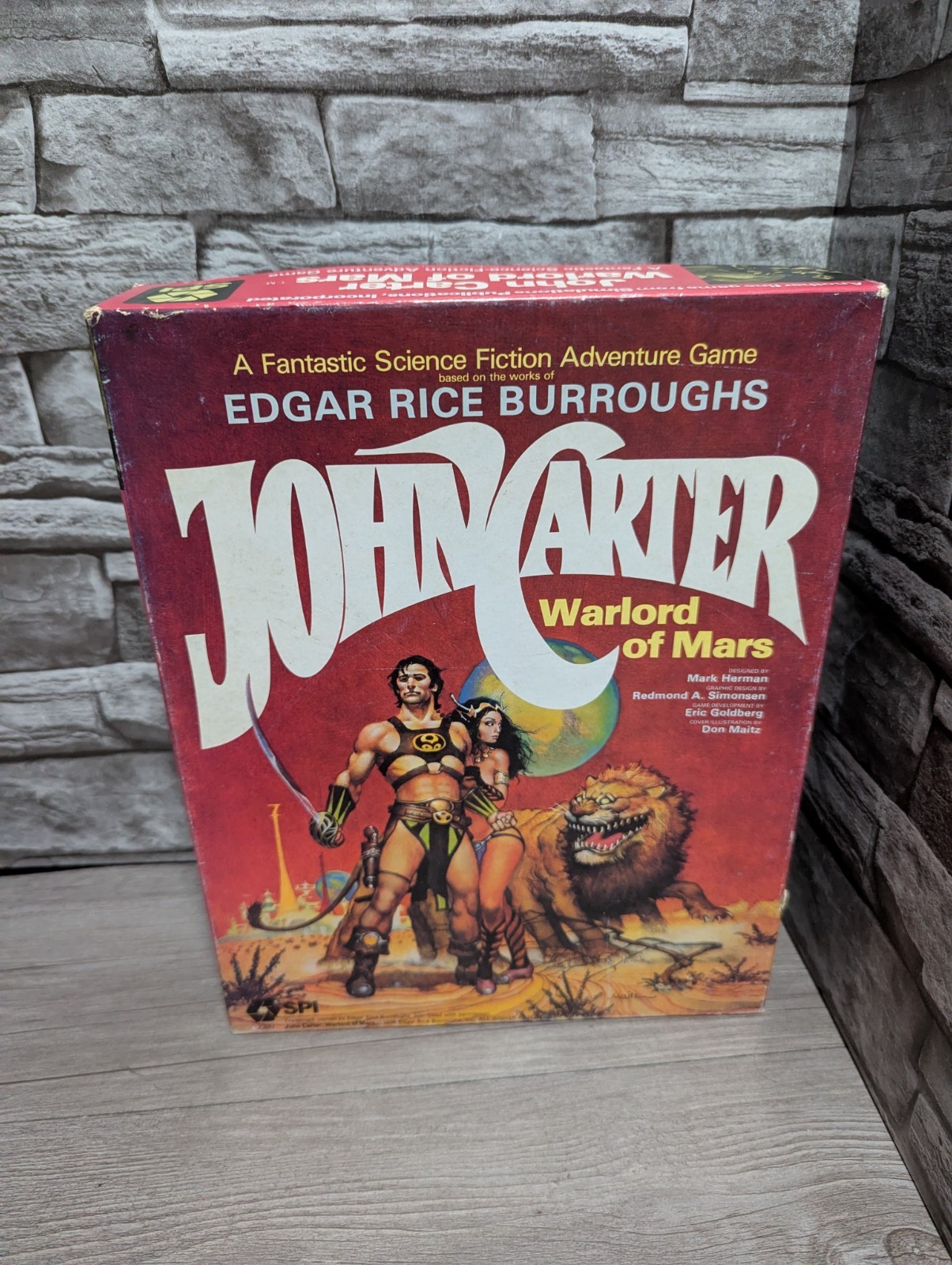 READ 95% + Vintage SPI John Carter Warlord Of Mars Adventure War Board Game 1979