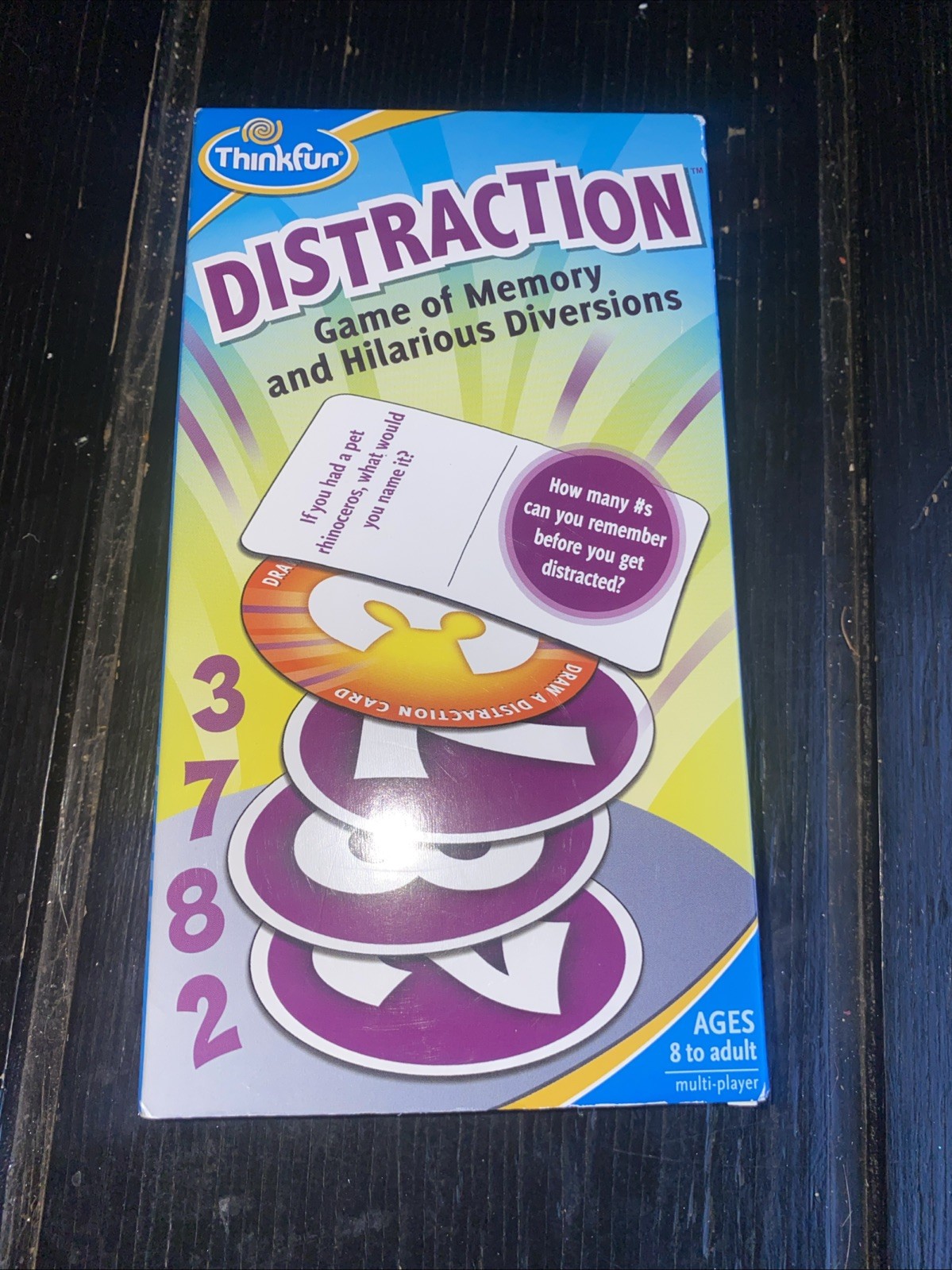 Distraction Thinkfun Game of Memory and Hilarious Diversions Complete