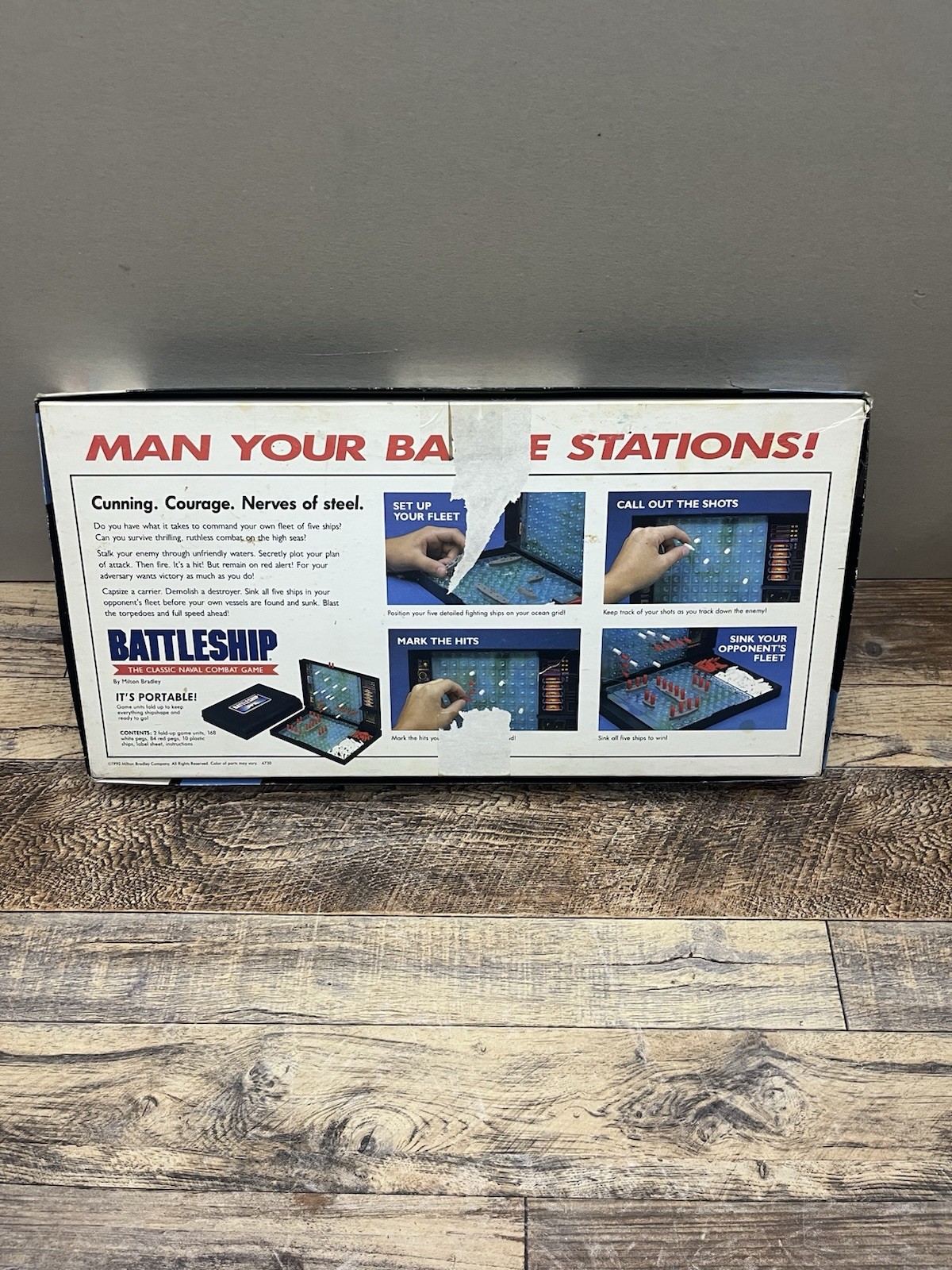 1990 Battleship Game by Milton Bradley 100% Complete & in Great Condition