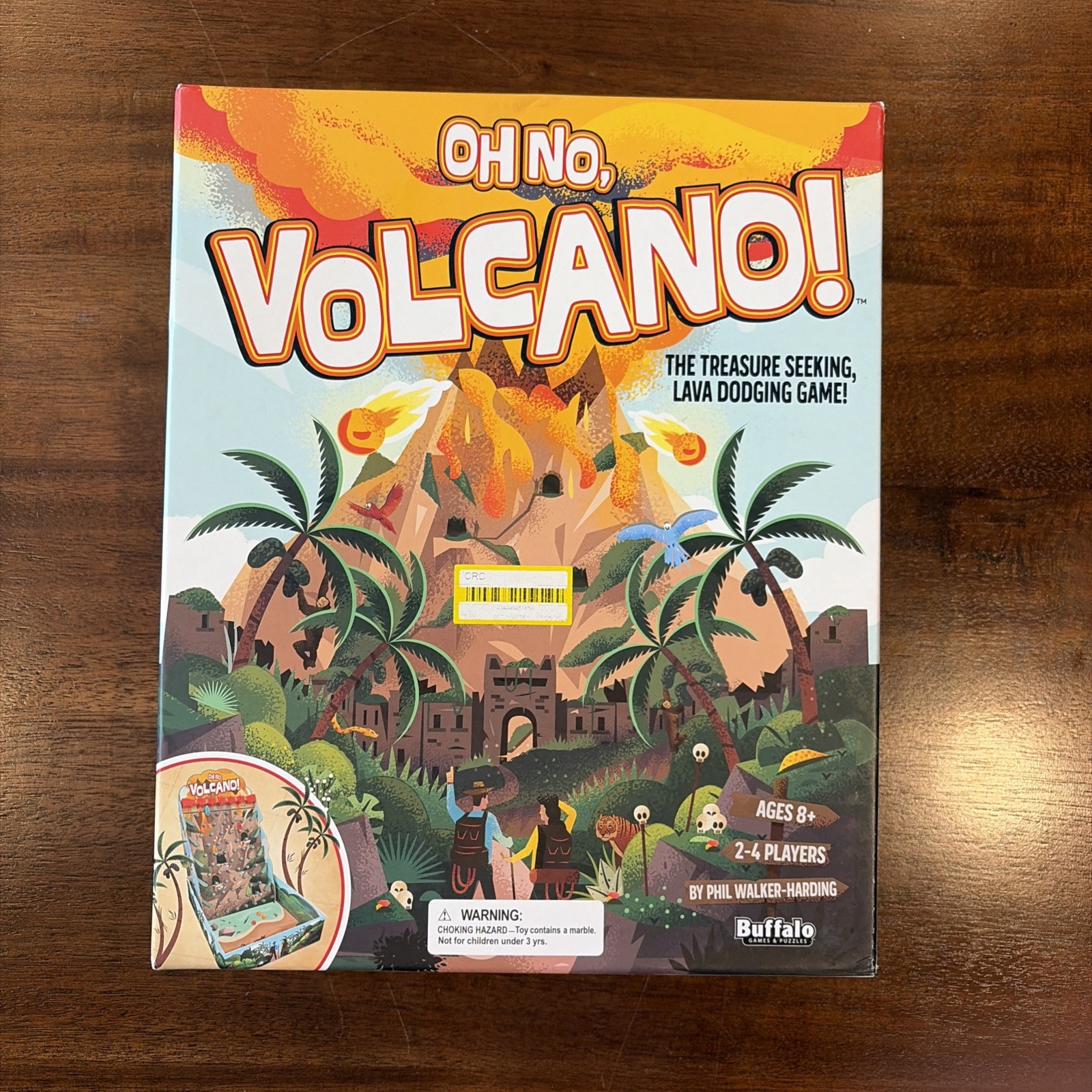 Buffalo Games Boardgame Oh No, Volcano Ages 7+ 2-4 Players Family Fun NEW Sealed