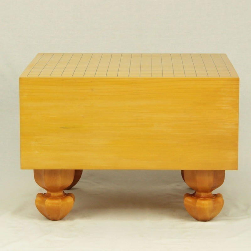 Mint Japanese Goban IGO “HON-KAYA 本榧” Wooden Board 4 legs Thick 7.6 in With Box