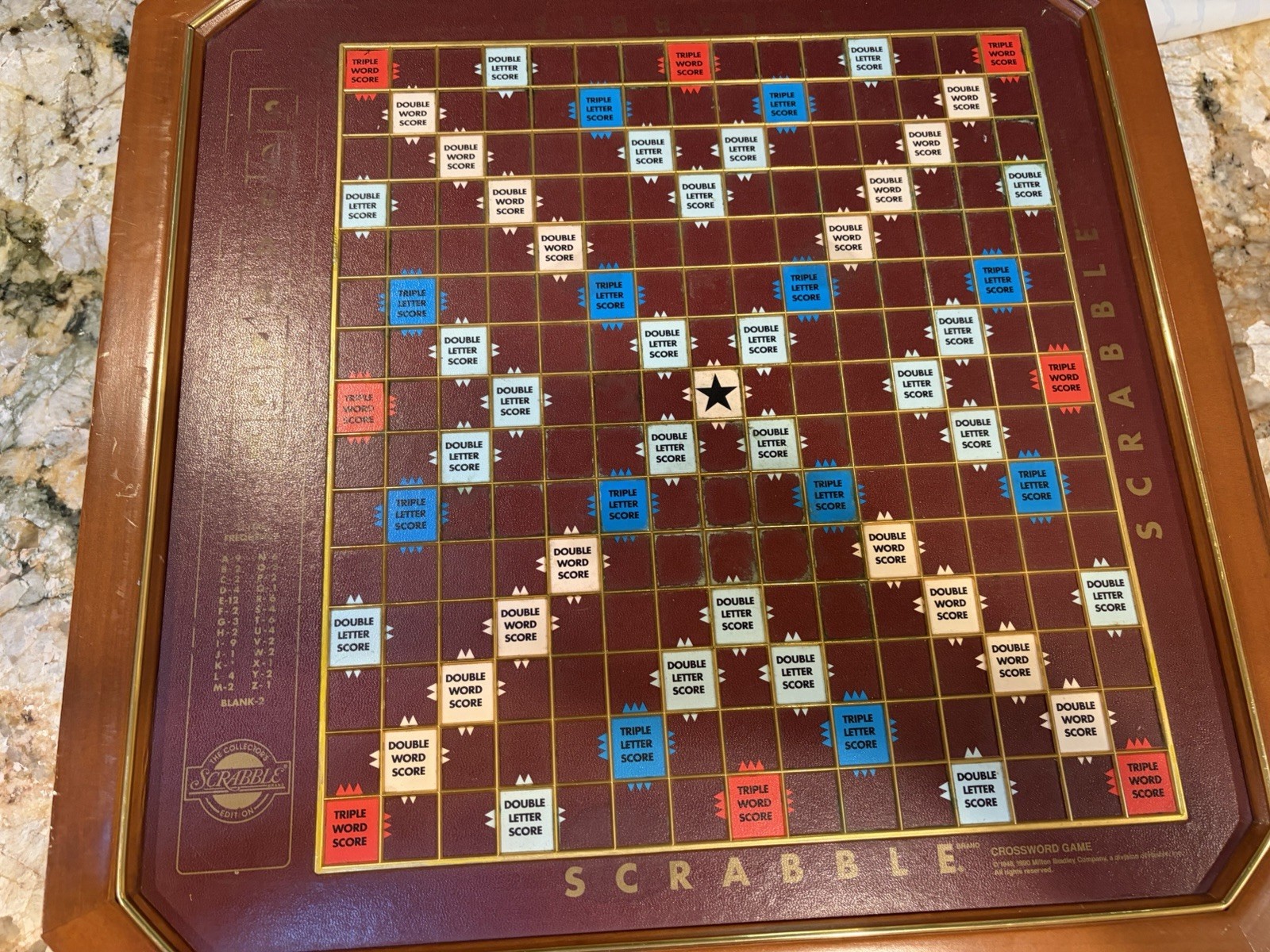 Scrabble Franklin Mint – Early 1990’s Collector’s Edition –