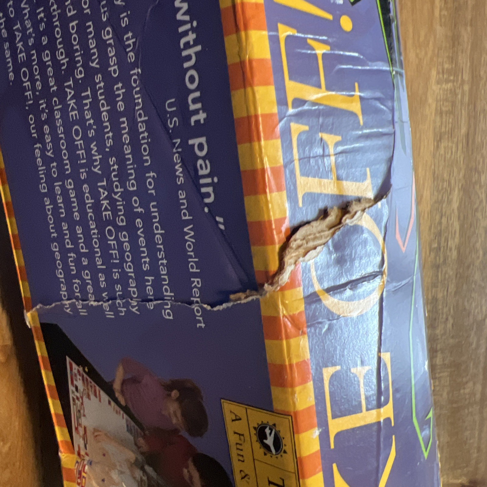 VINTAGE Take Off! Resource Games 2002 Kids Learning Geography 100% Complete