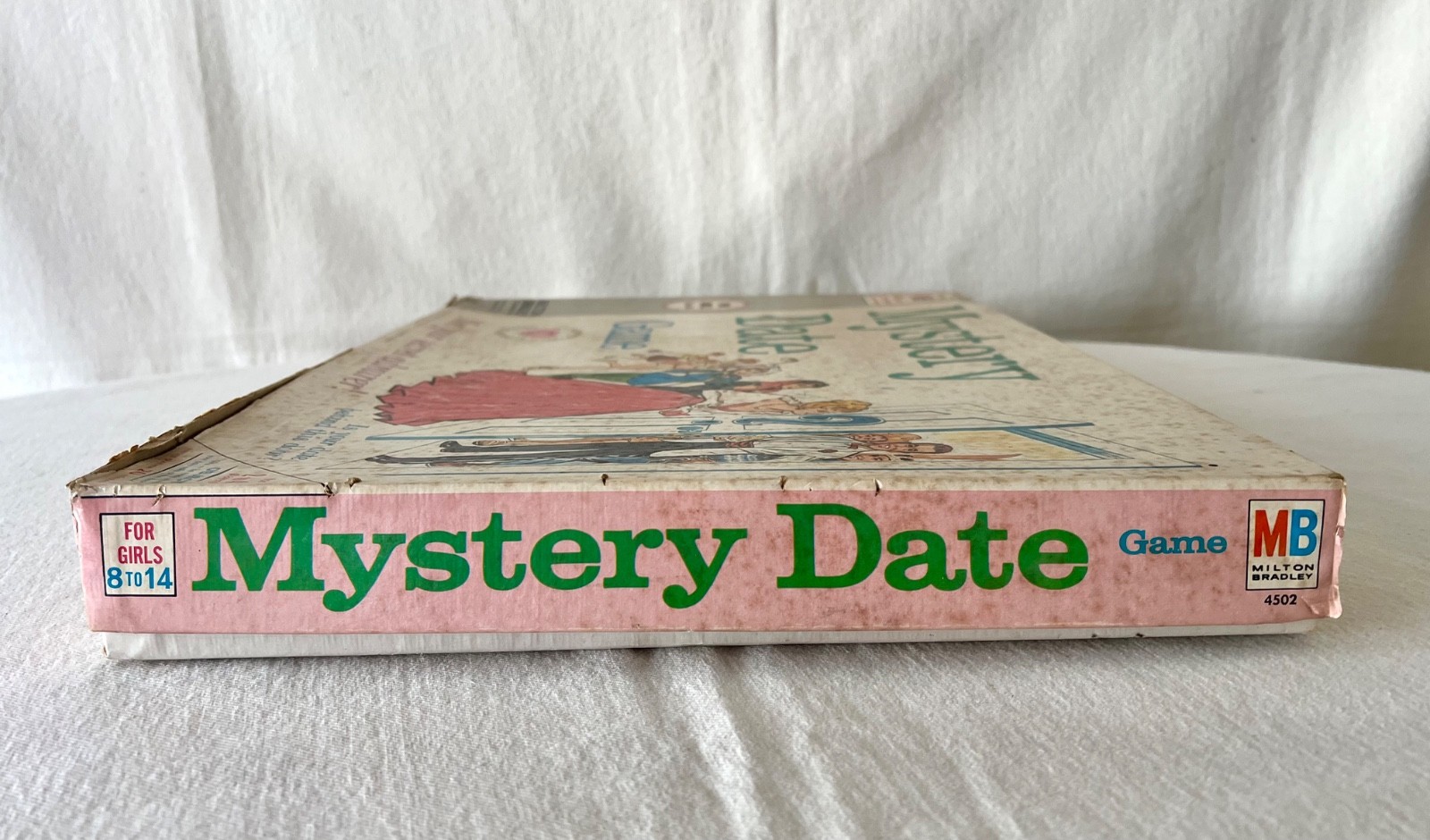 Vintage 1965 Mystery Date Game By Milton Bradley Complete Unused Cards W/Box