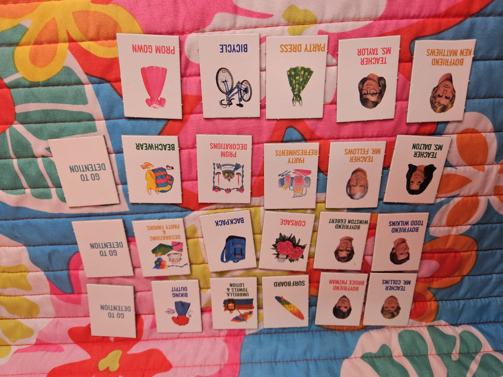 Sweet Valley High Vintage Board Game 100% COMPLETE 1988 Includes Box + Manual