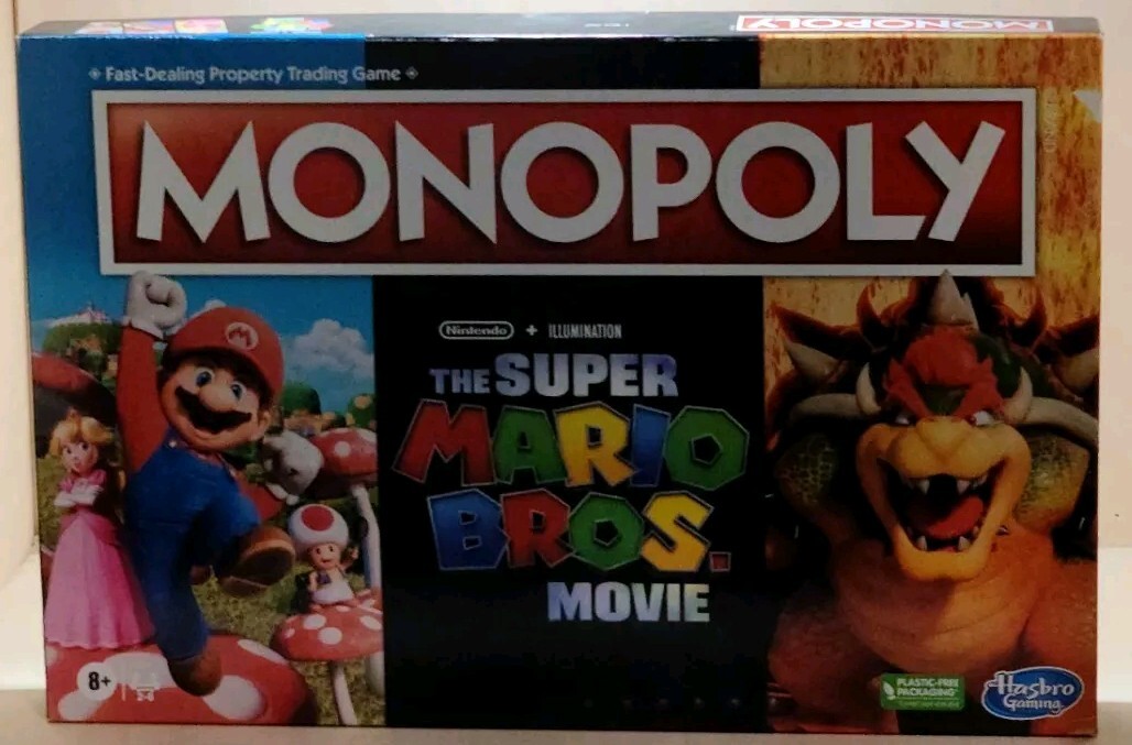 Monopoly Themed, The Super Mario Bros Movie board game