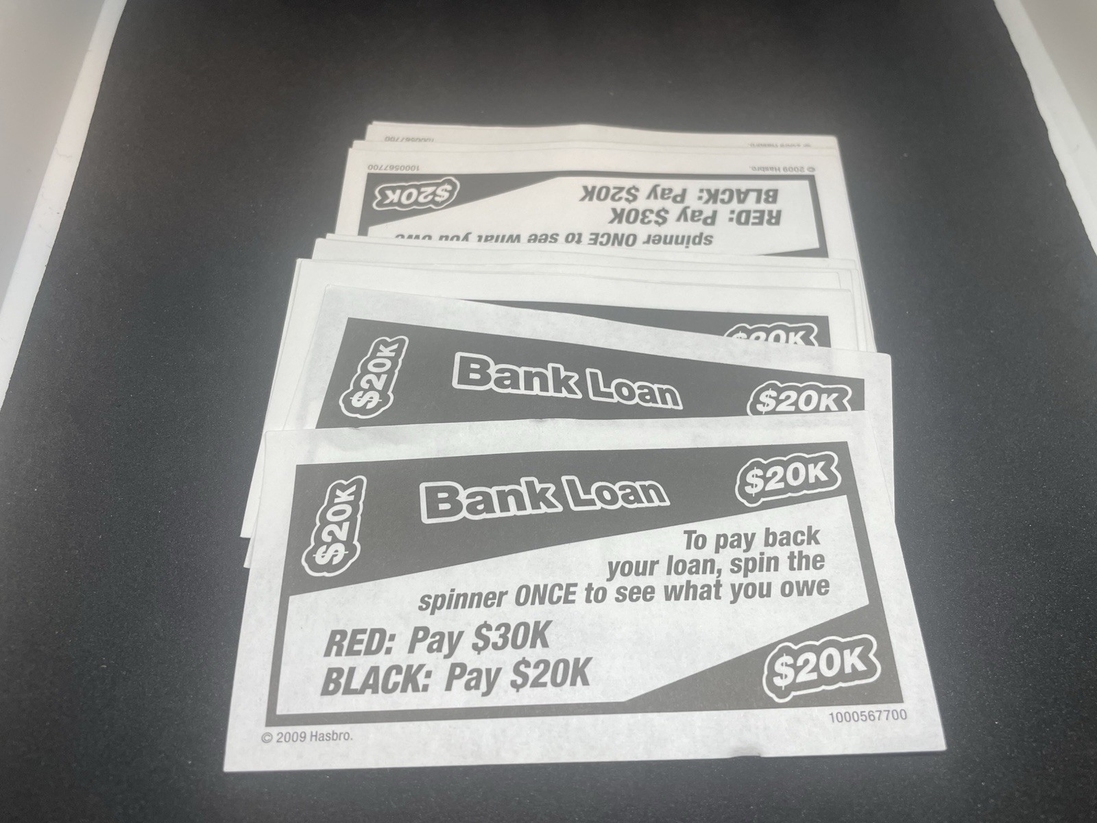 2009 the Game of Life Extreme Reality – Replacement Bank Loans X127