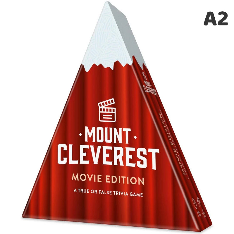 Mount Cleverest /Movies/Geography Edition Family Party Card Trivia Game US