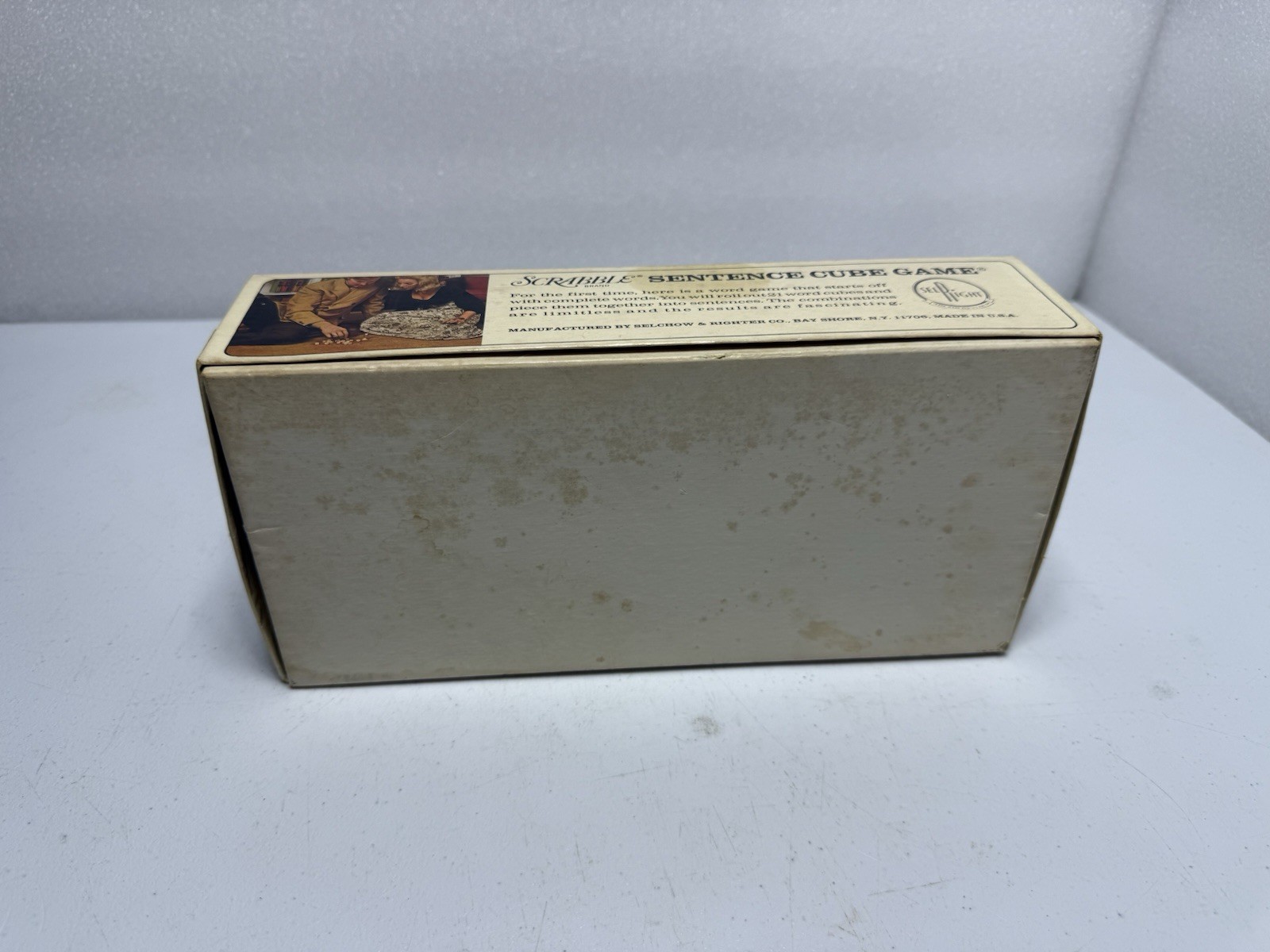 Vintage Scrabble Sentence Cube Game 1971 Selchow & Righter Excellent Condition!