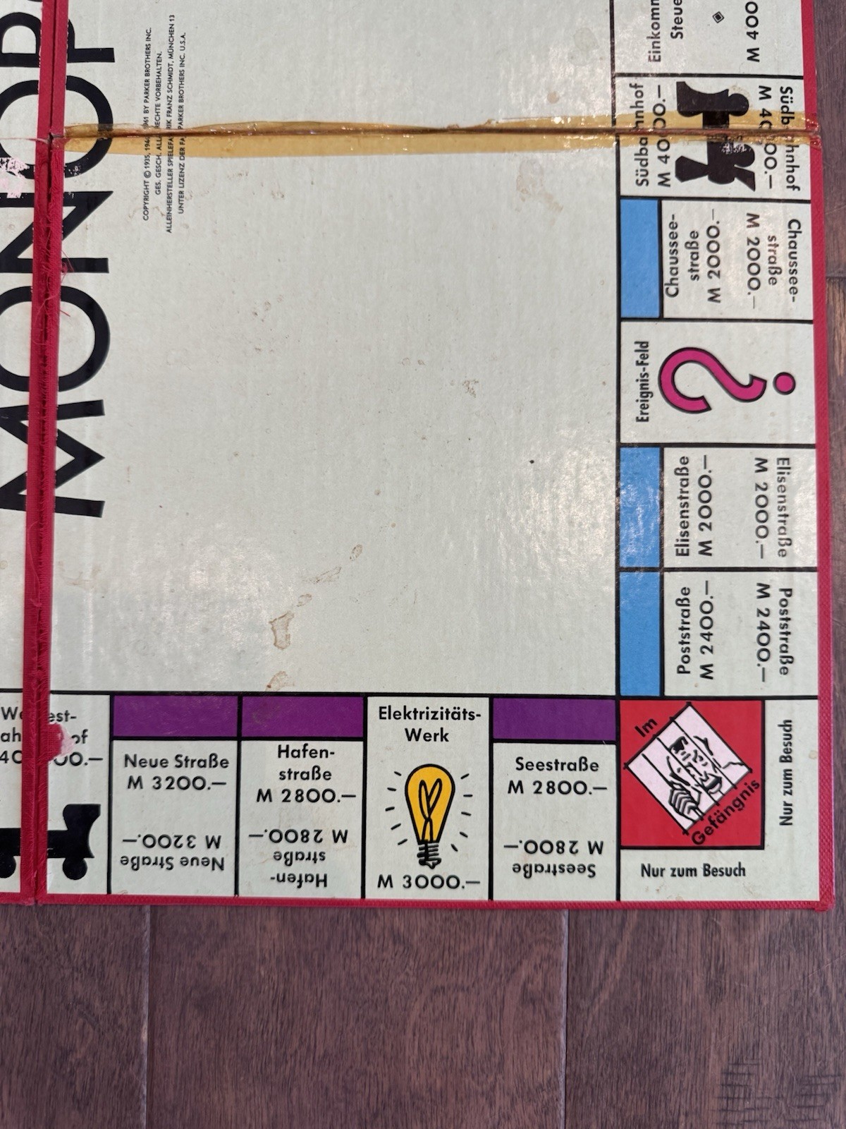 Vintage Monopoly Game Silber Edition Spiele Schmidt German 1940s See Descp