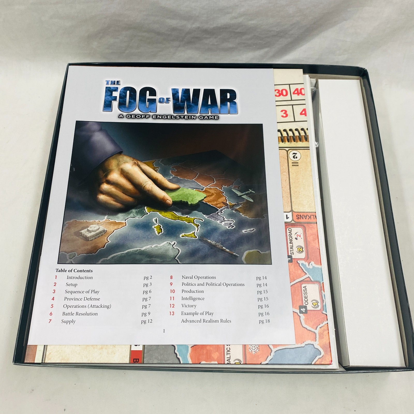 The Fog of War Board Game Stronghold Games 2016 VG/NM+