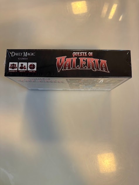 Quests of Valeria Card Game by Daily Magic Games 2016. Complete Excellent Shape.