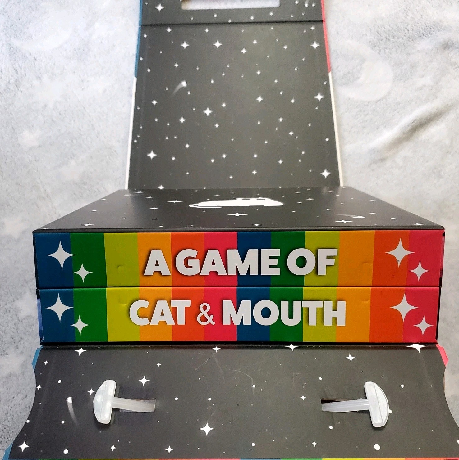 A Game of Cat & Mouth By EXPLODING KITTENS-Complete EUC Tabletop 2 Player Fun