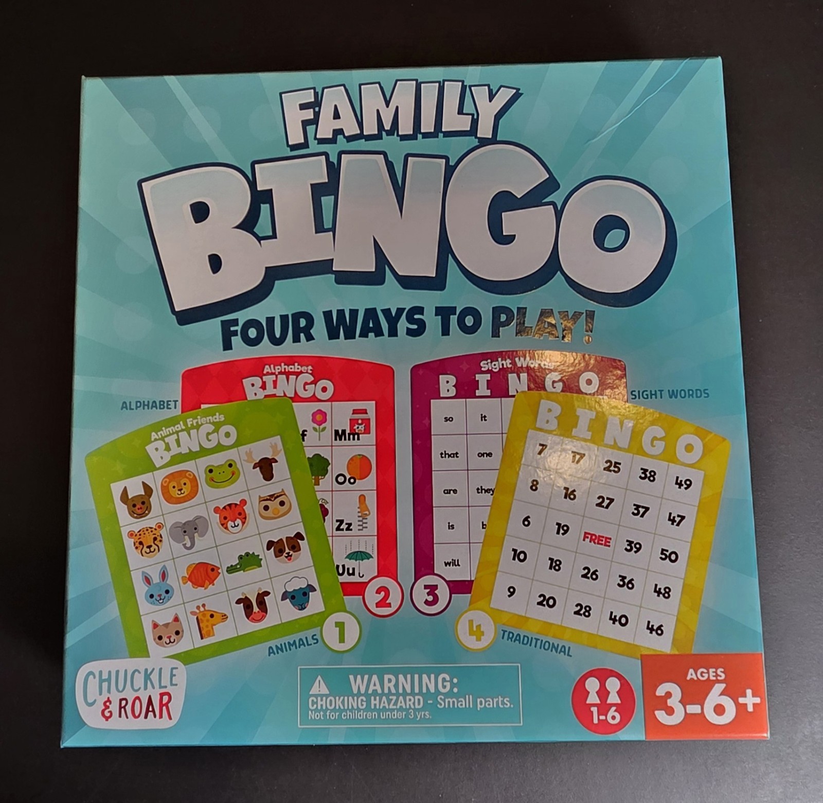 Family Bingo Game Night Staple – Counting and Matching Skills