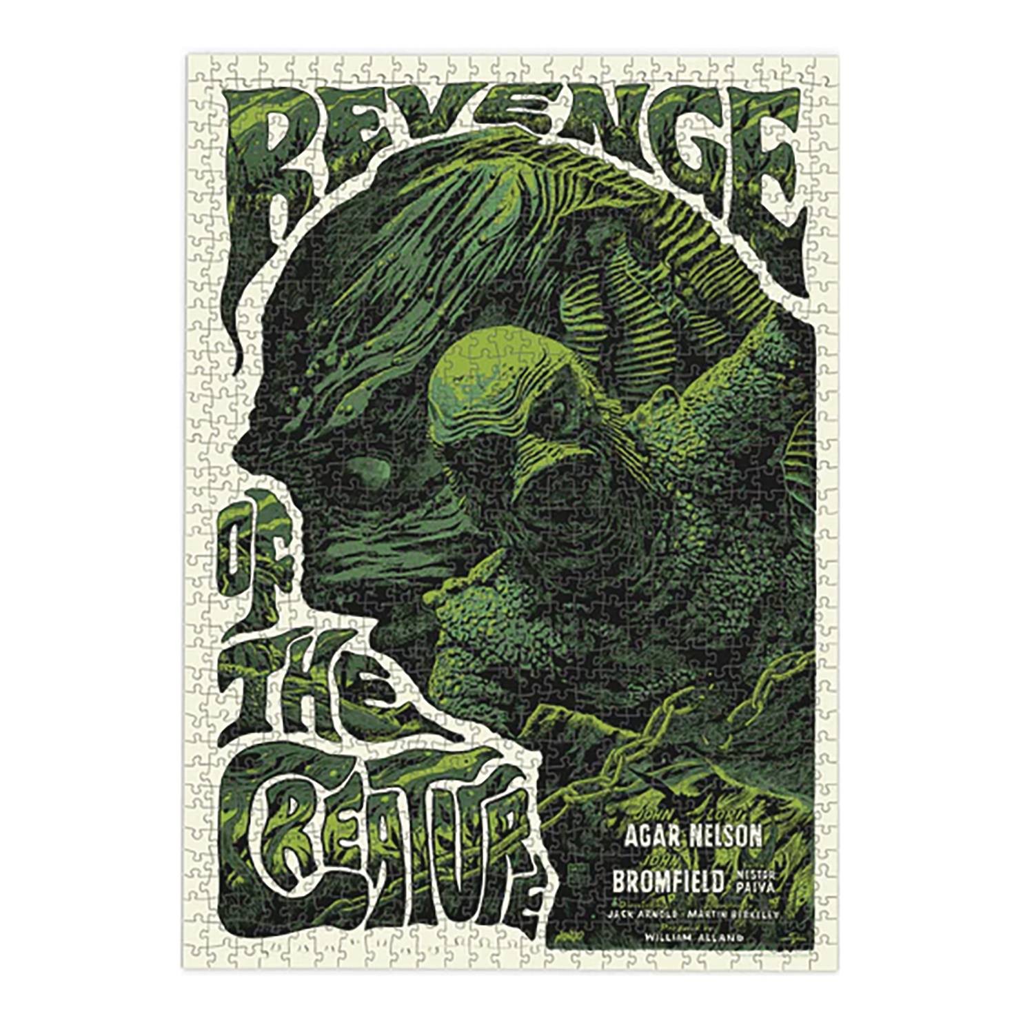 Revenge of The Creature 1000-Piece Premium Puzzle by Francesco Francavilla Mondo