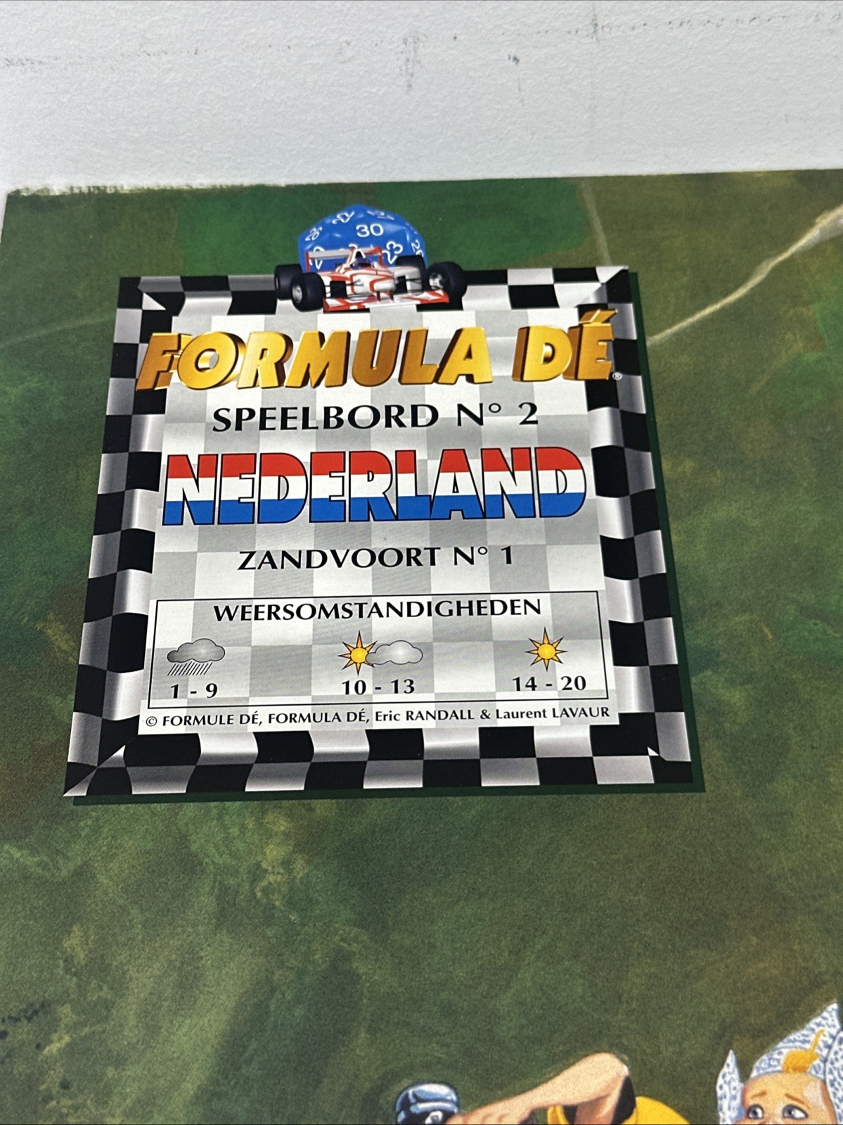 FORMULA DE Map Track Base Game Boards MONACO/ZANDVOORT #1 Nederland Circuits 1/2
