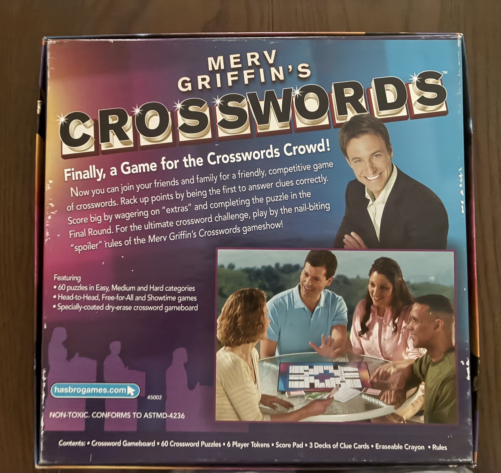 Merv Griffin’s CROSSWORDS Social Wordplay Game 2008 Parker Brothers Complete Fun