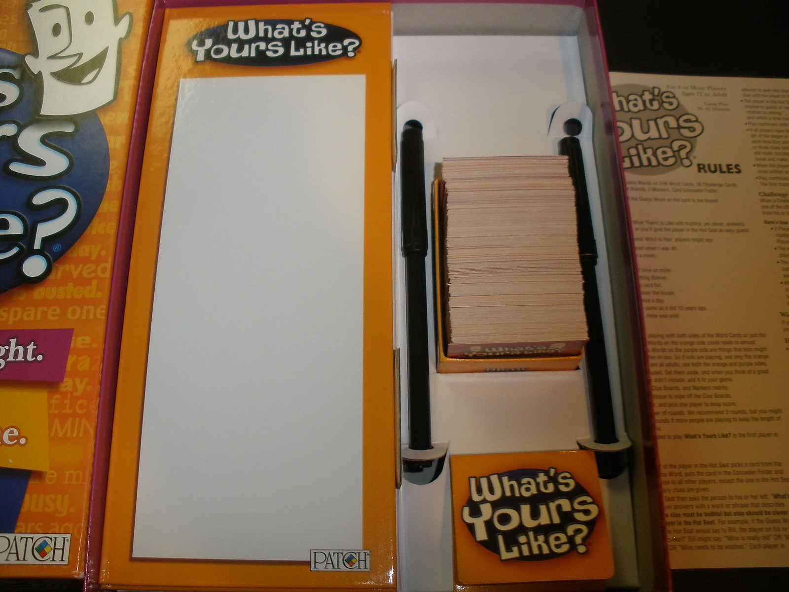 2007 Whats Yours like? Board Game 100% Complete Patch 7415