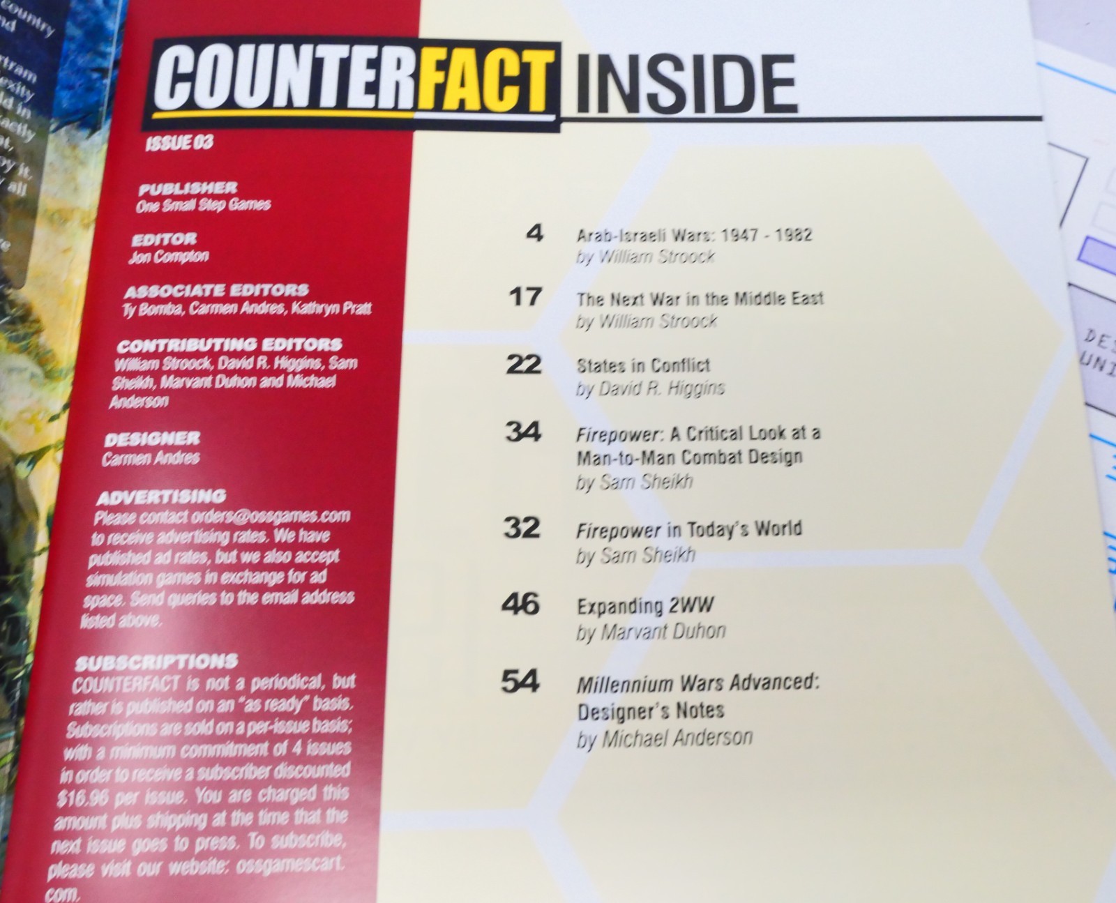 One Small Step Counterfact 3 Millennium Wars Advanced Lebanon Scenario Unpunched
