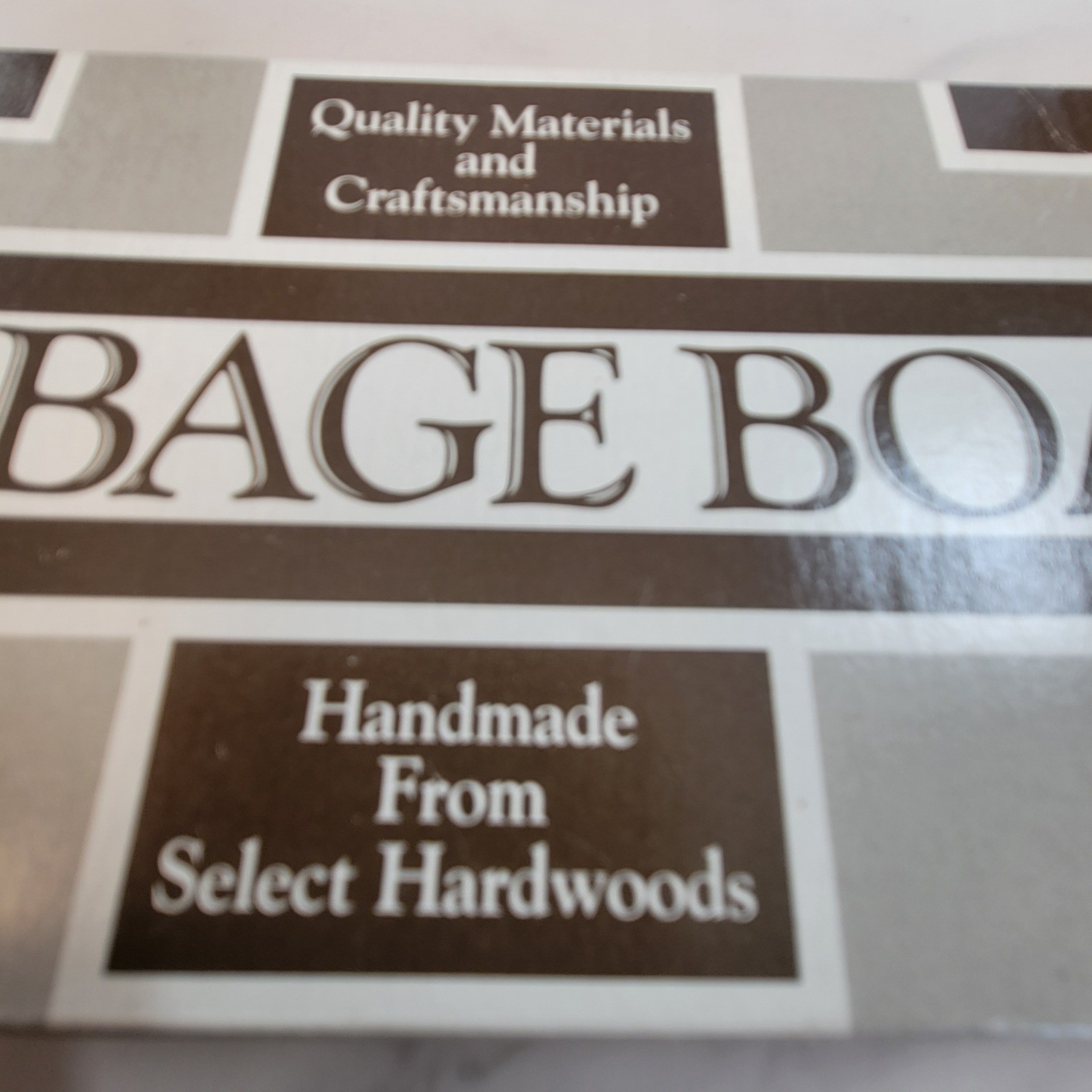 Vtg Hardwood Creations Cribbage Board Handmade Signed David Levy Metal Pegs Box
