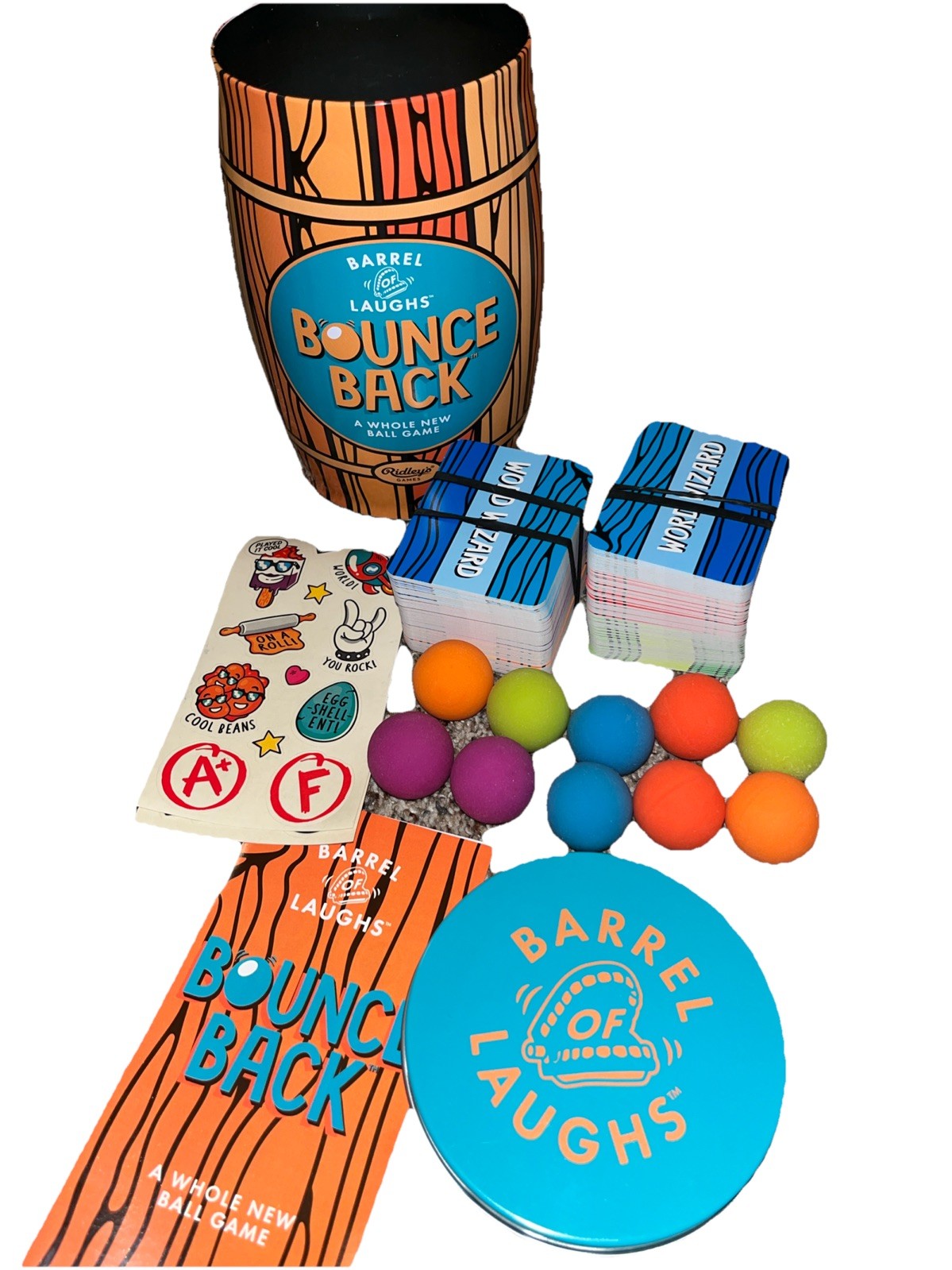Barrel Of Laughs Ridleys Bounce Back Game Family Friends Whole New Ball Game A3