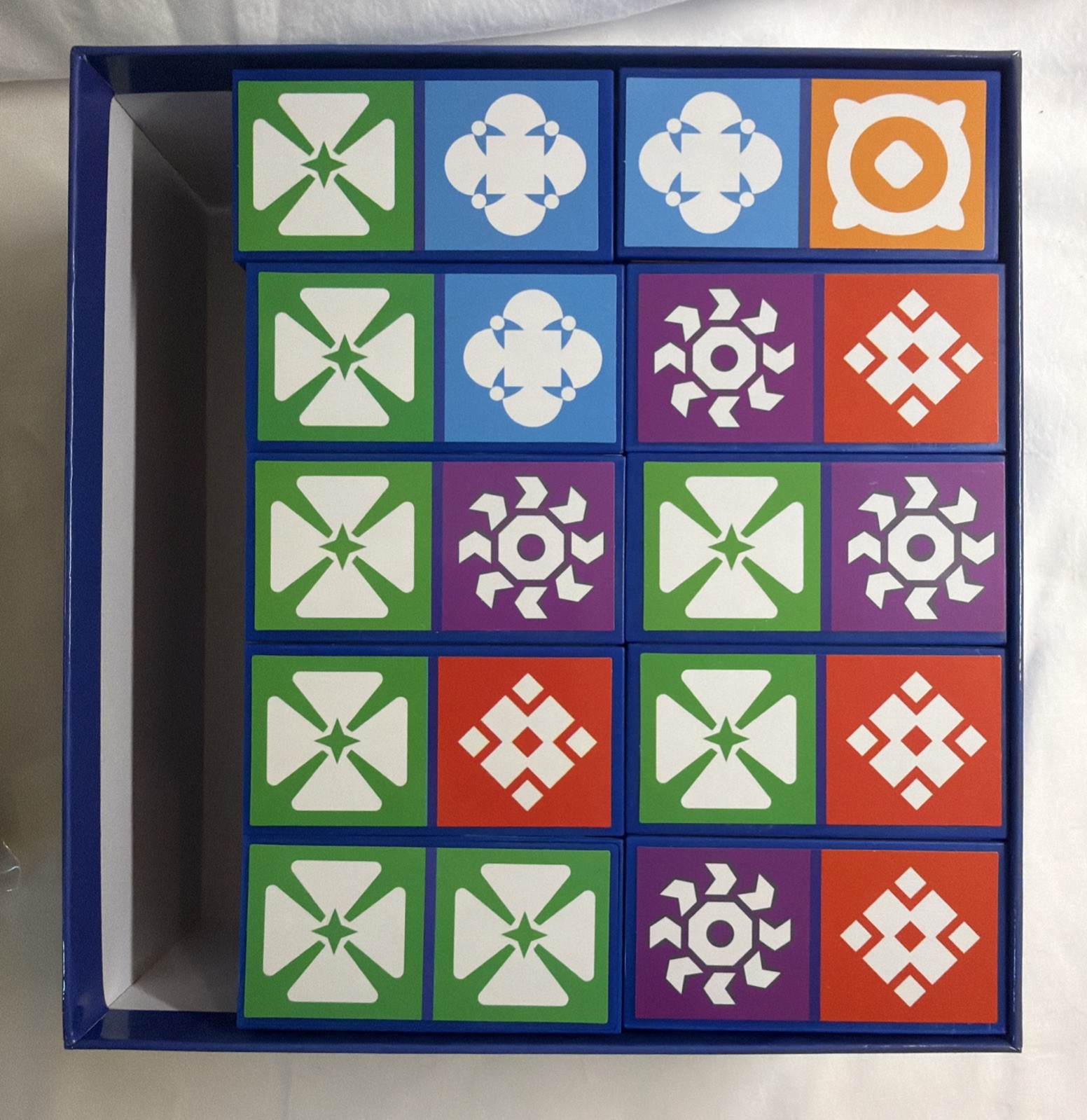 The Uzzle Board Game, Family Block Puzzle for Children & Adults 100% Complete